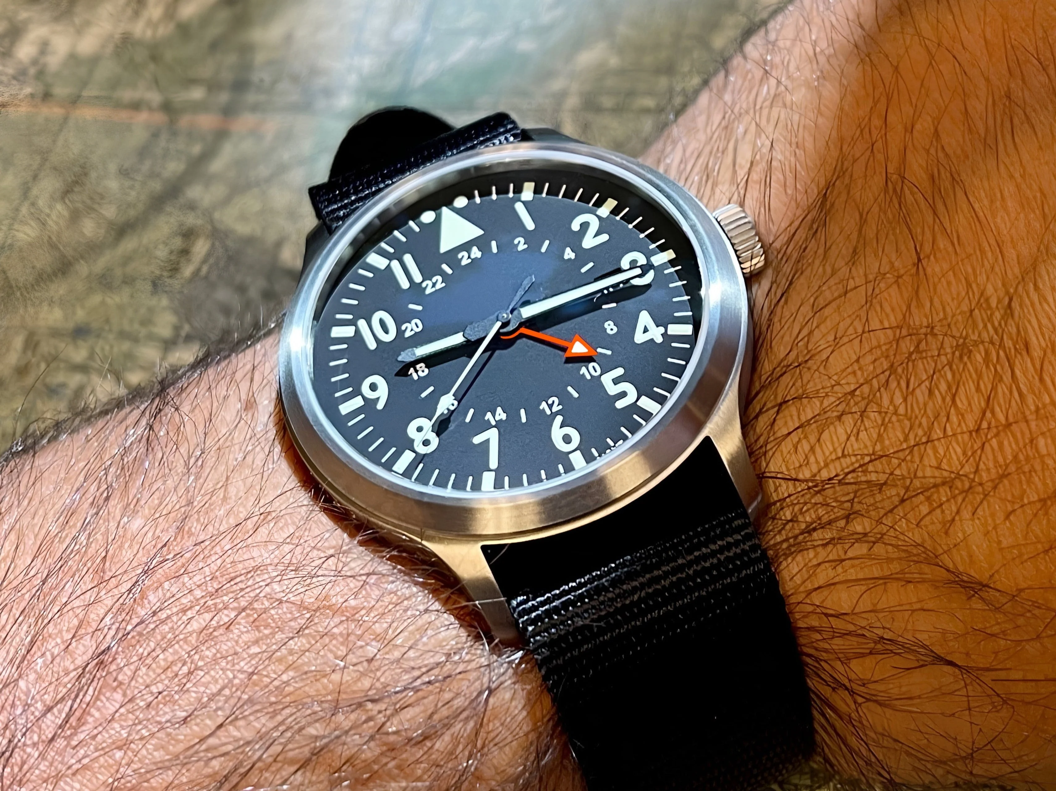 44mm Large Titanium GMT Watch by Maratac® + Date Window - GEN 2 🚨 New 2026 Small Batch!🚨