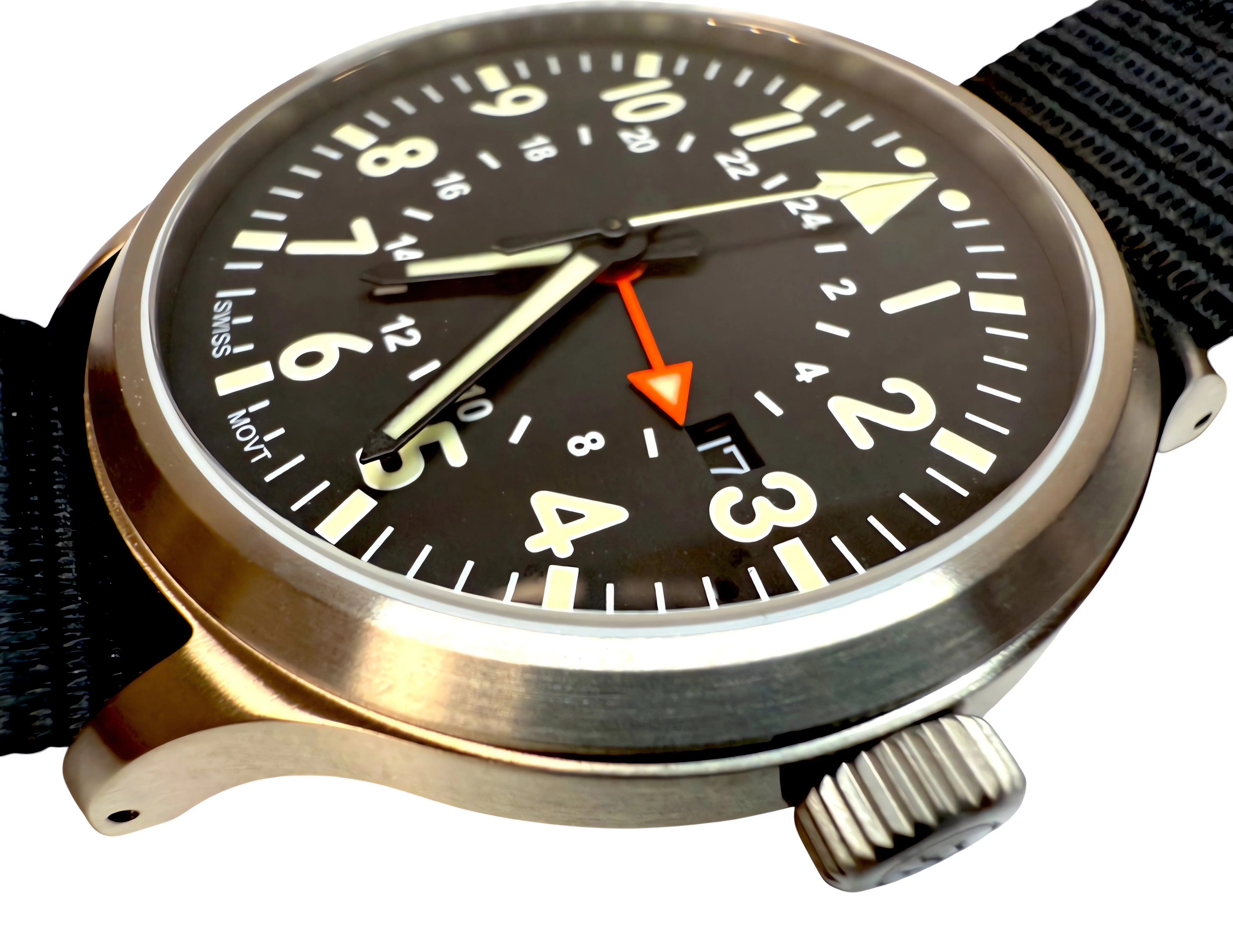44mm Large Titanium GMT Watch by Maratac® + Date Window - GEN 2 🚨 New 2026 Small Batch!🚨 - Image 4