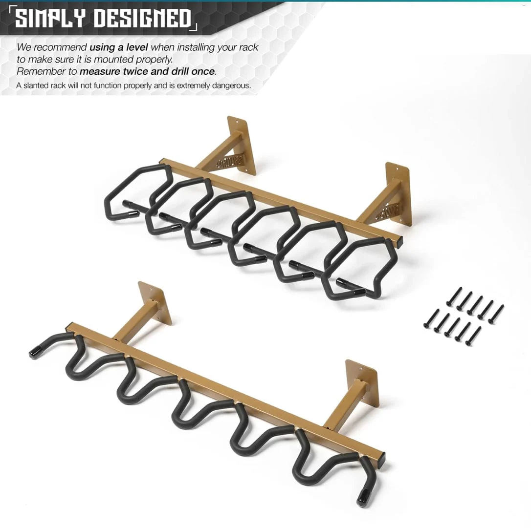 6 Rifle Wall Rack - Image 8