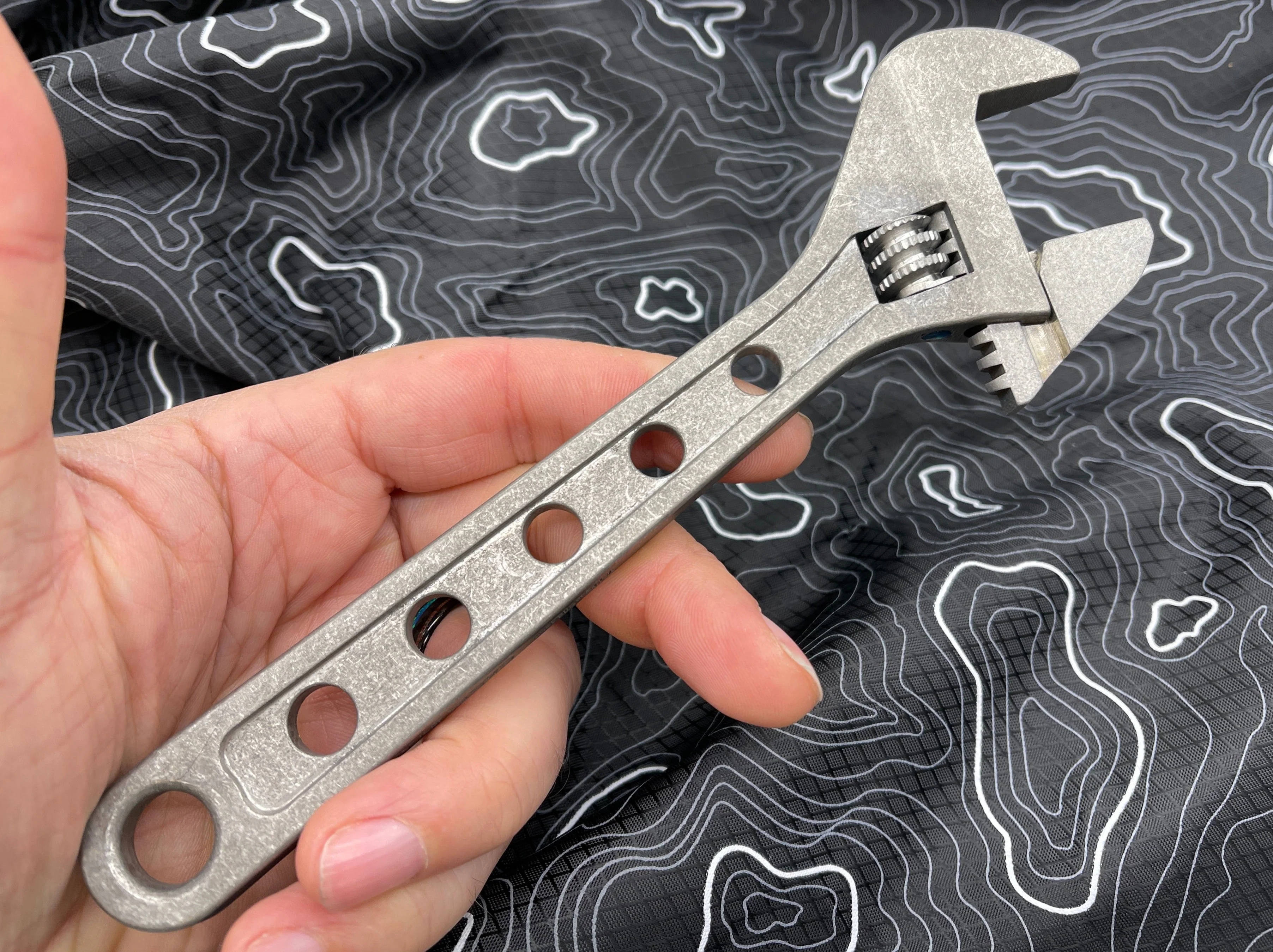 8 Inch - Titanium Adjustable Wrench - ( NSN Pending )