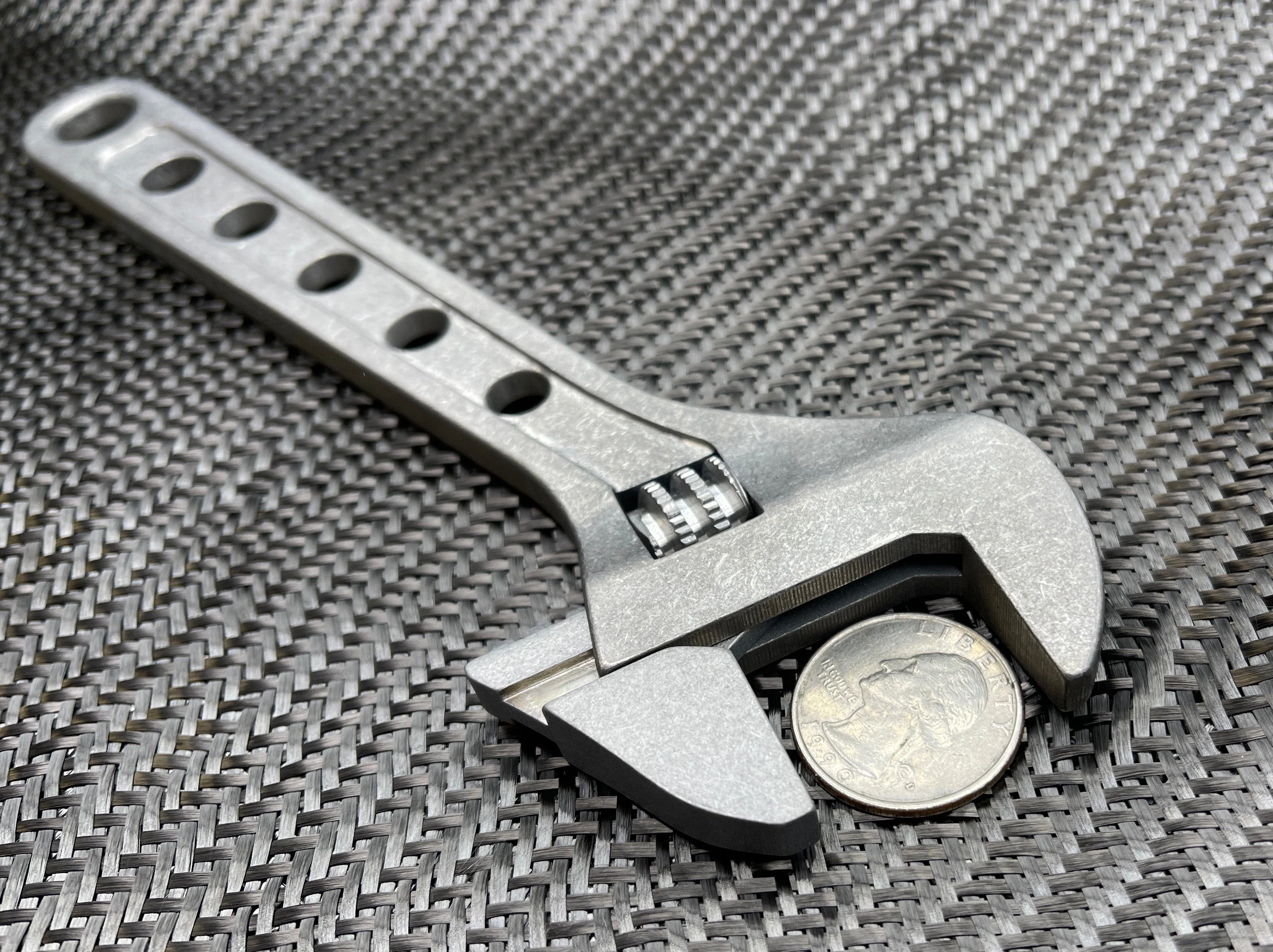 8 Inch - Titanium Adjustable Wrench - ( NSN Pending ) - Image 3
