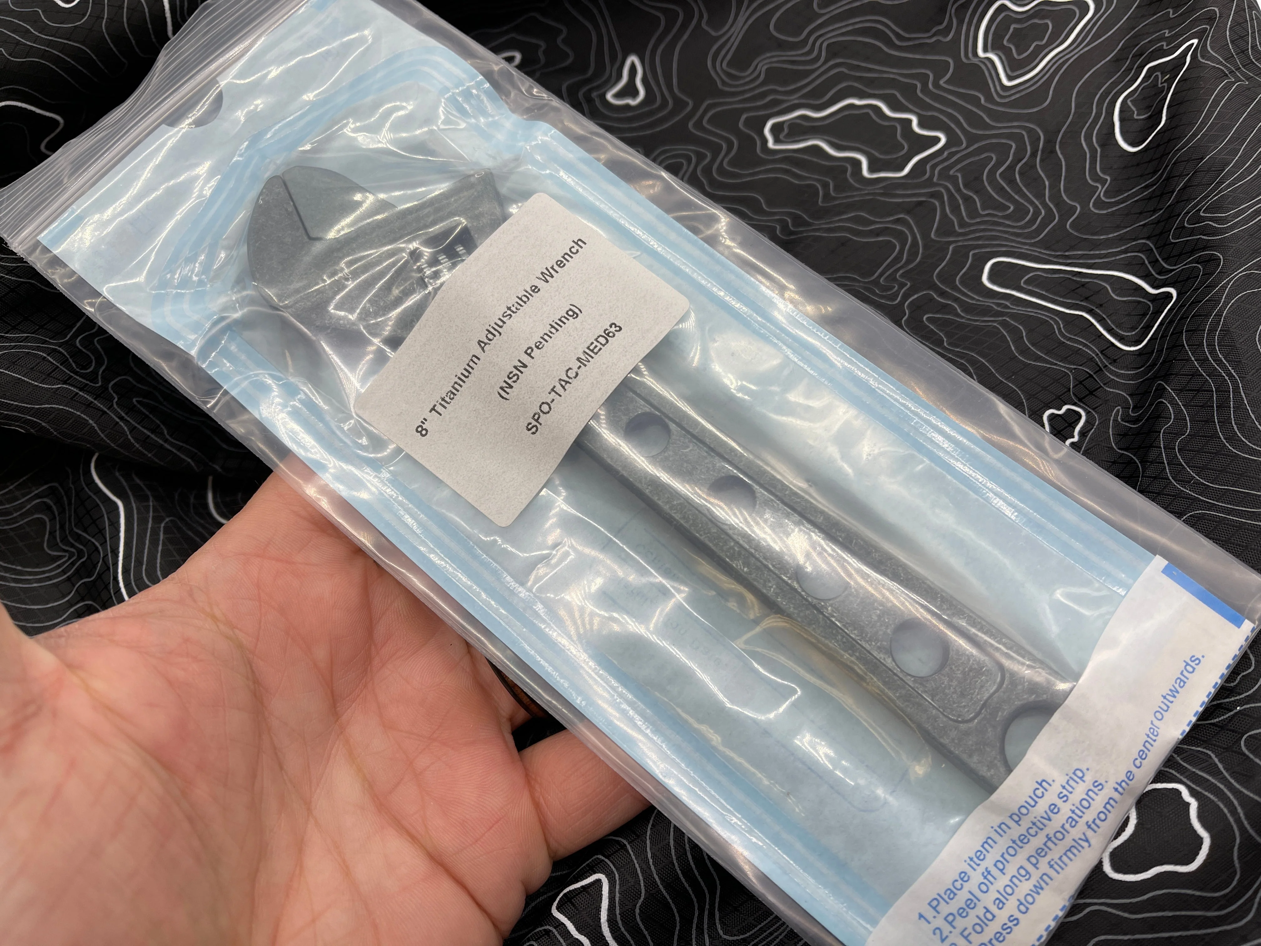 8 Inch - Titanium Adjustable Wrench - ( NSN Pending ) - Image 7