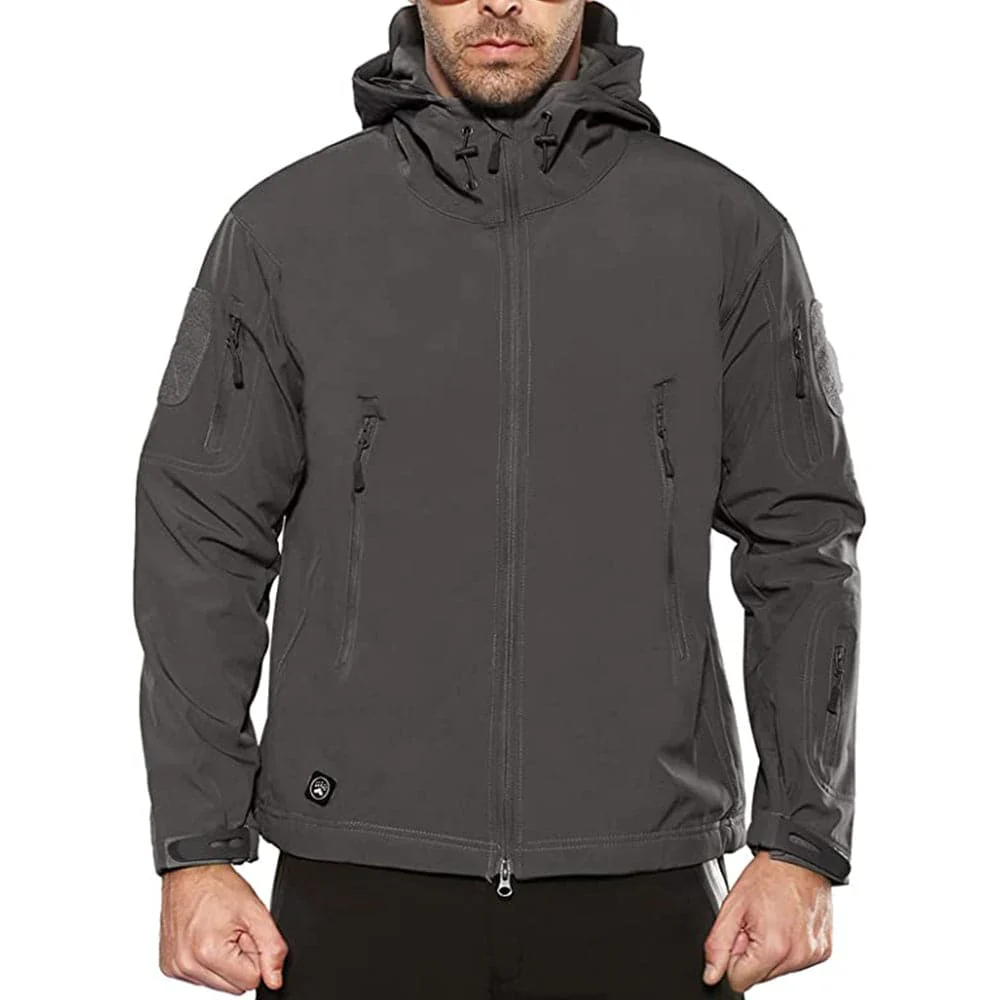 Army Outdoor Tactical Waterproof Softshell Fleece Jacket - Image 11