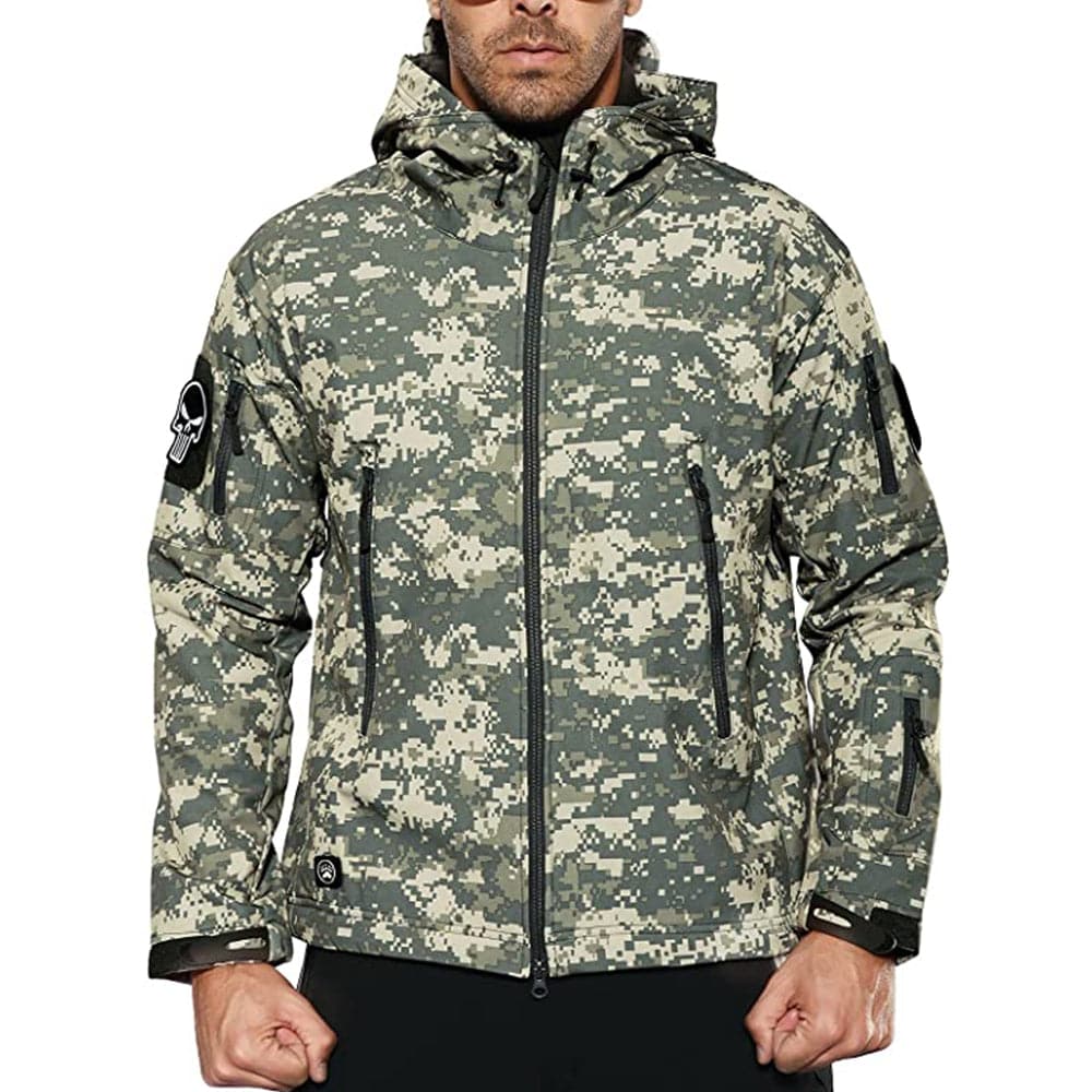 Army Outdoor Tactical Waterproof Softshell Fleece Jacket - Image 5