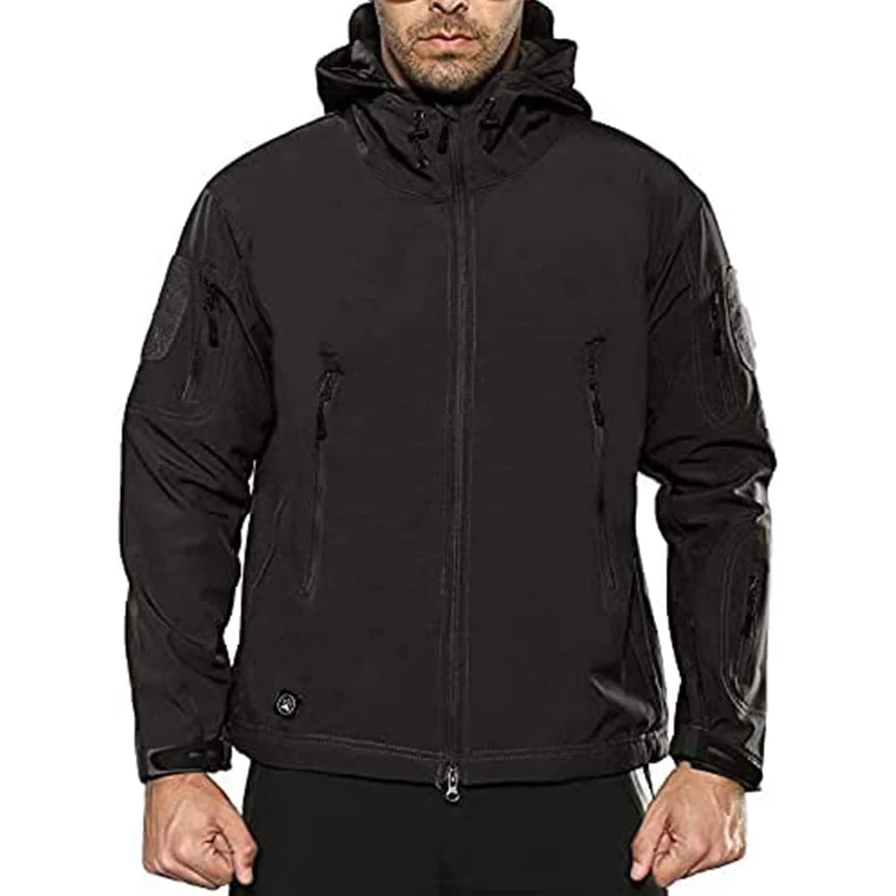 Army Outdoor Tactical Waterproof Softshell Fleece Jacket - Image 7