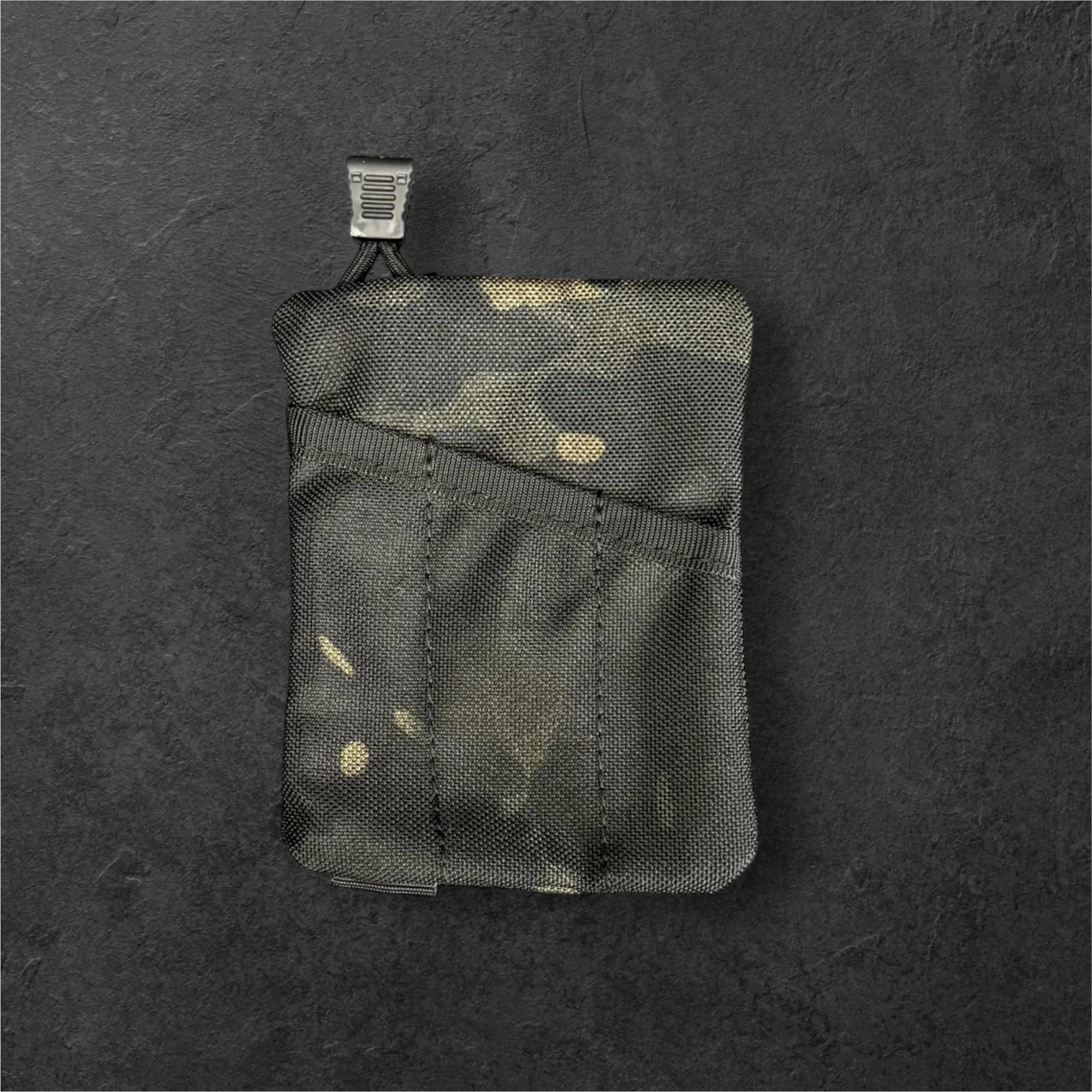 Black Multi-Cam Tact-Pouch with OS PVC Patch - Image 2