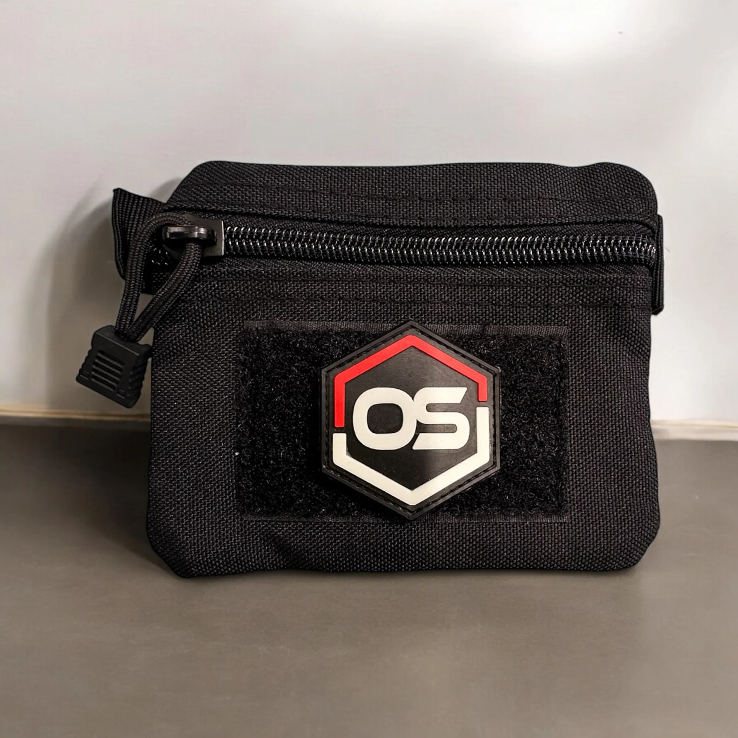 Black Tact-Pouch with OS PVC Patch