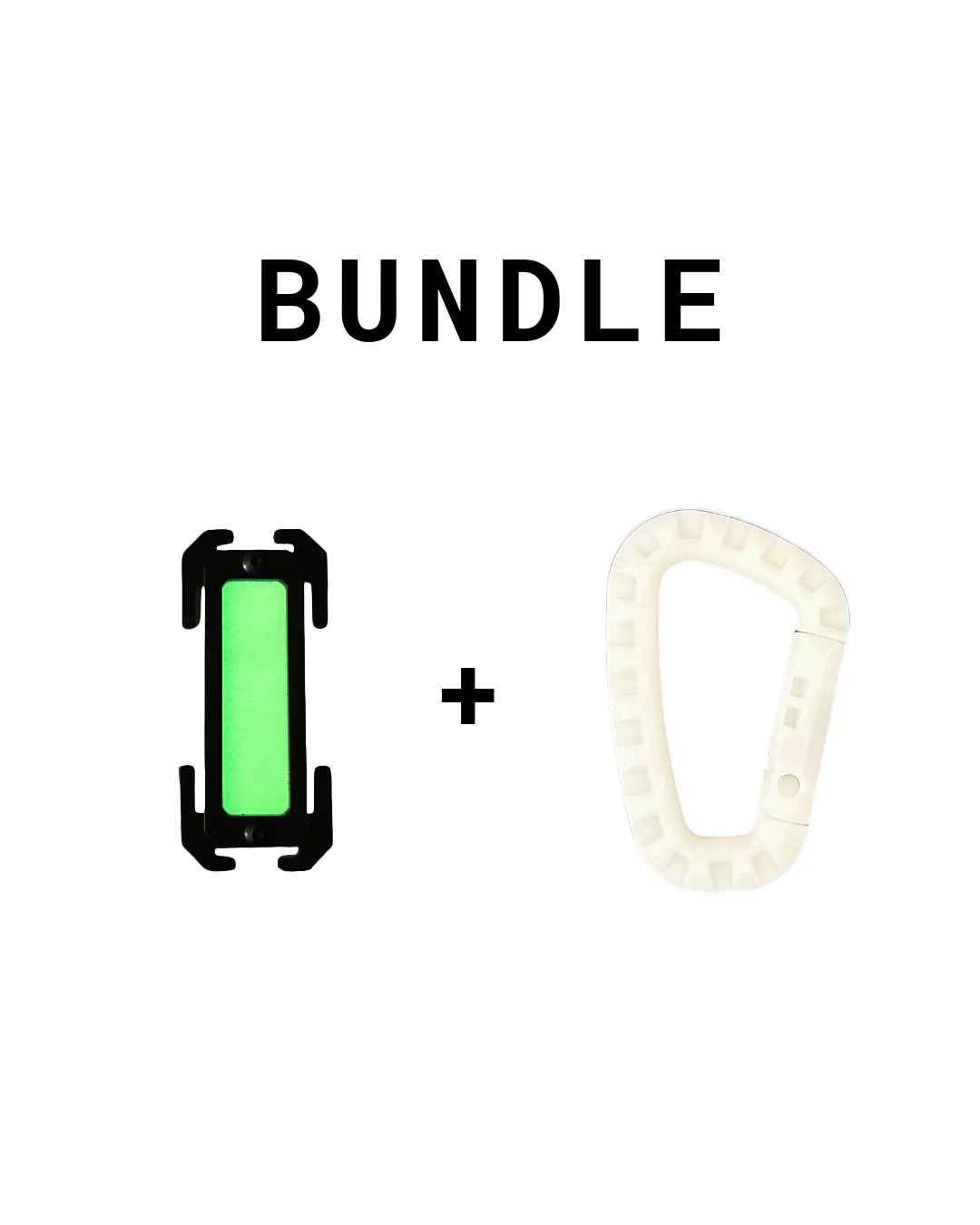 BUNDLE ONE SHEAR® Glow MOLLE + Glow Carabiner