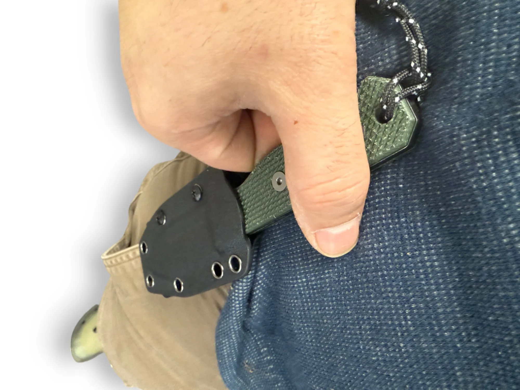 Compact R4A - Ready 4 Action Knife / D2 Fixed Blade ( MICARTA Scales ) 🔥 New 🔥 - Image 12