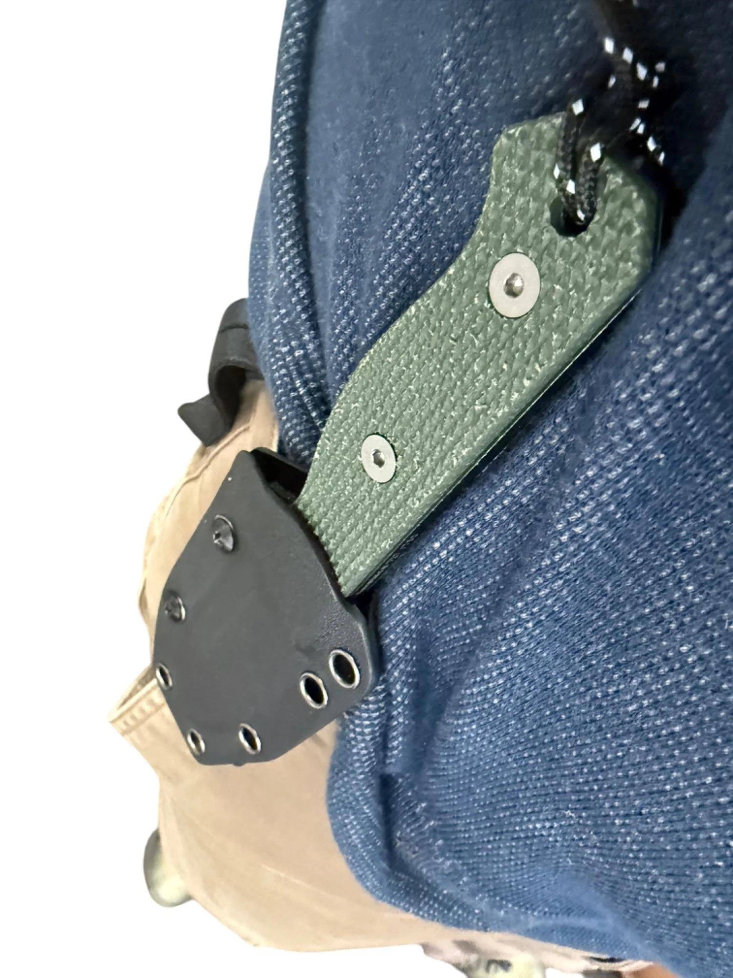 Compact R4A - Ready 4 Action Knife / D2 Fixed Blade ( MICARTA Scales ) 🔥 New 🔥 - Image 14
