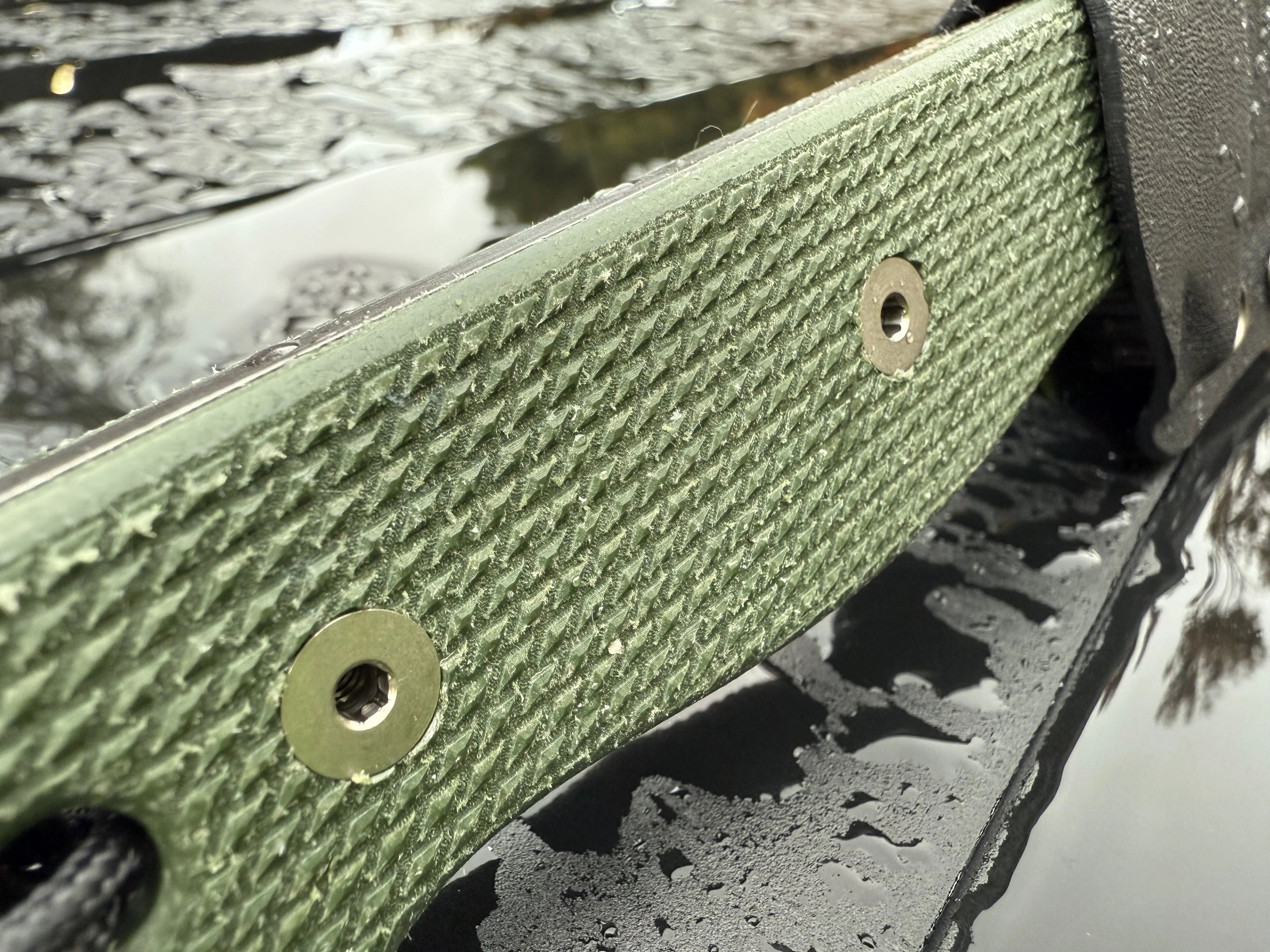Compact R4A - Ready 4 Action Knife / D2 Fixed Blade ( MICARTA Scales ) 🔥 New 🔥 - Image 4
