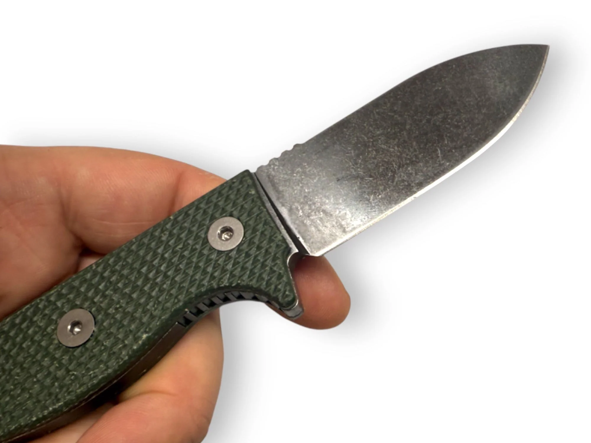 Compact R4A - Ready 4 Action Knife / D2 Fixed Blade ( MICARTA Scales ) 🔥 New 🔥 - Image 7