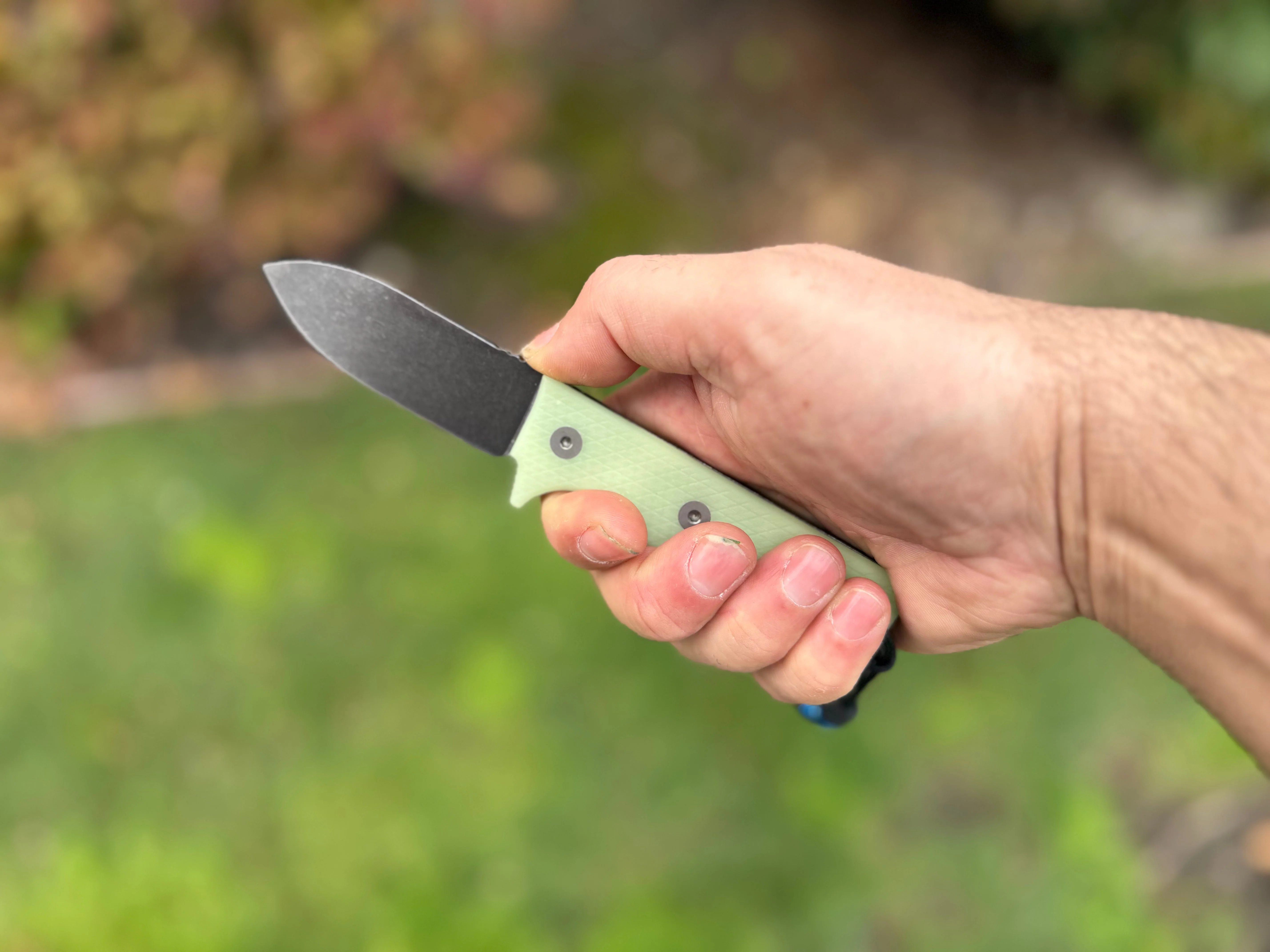 Compact R4A - Ready 4 Action Knife / D2 Fixed Blade ( UGM GLOW Scales ) 🔥 New 🔥 - Image 7