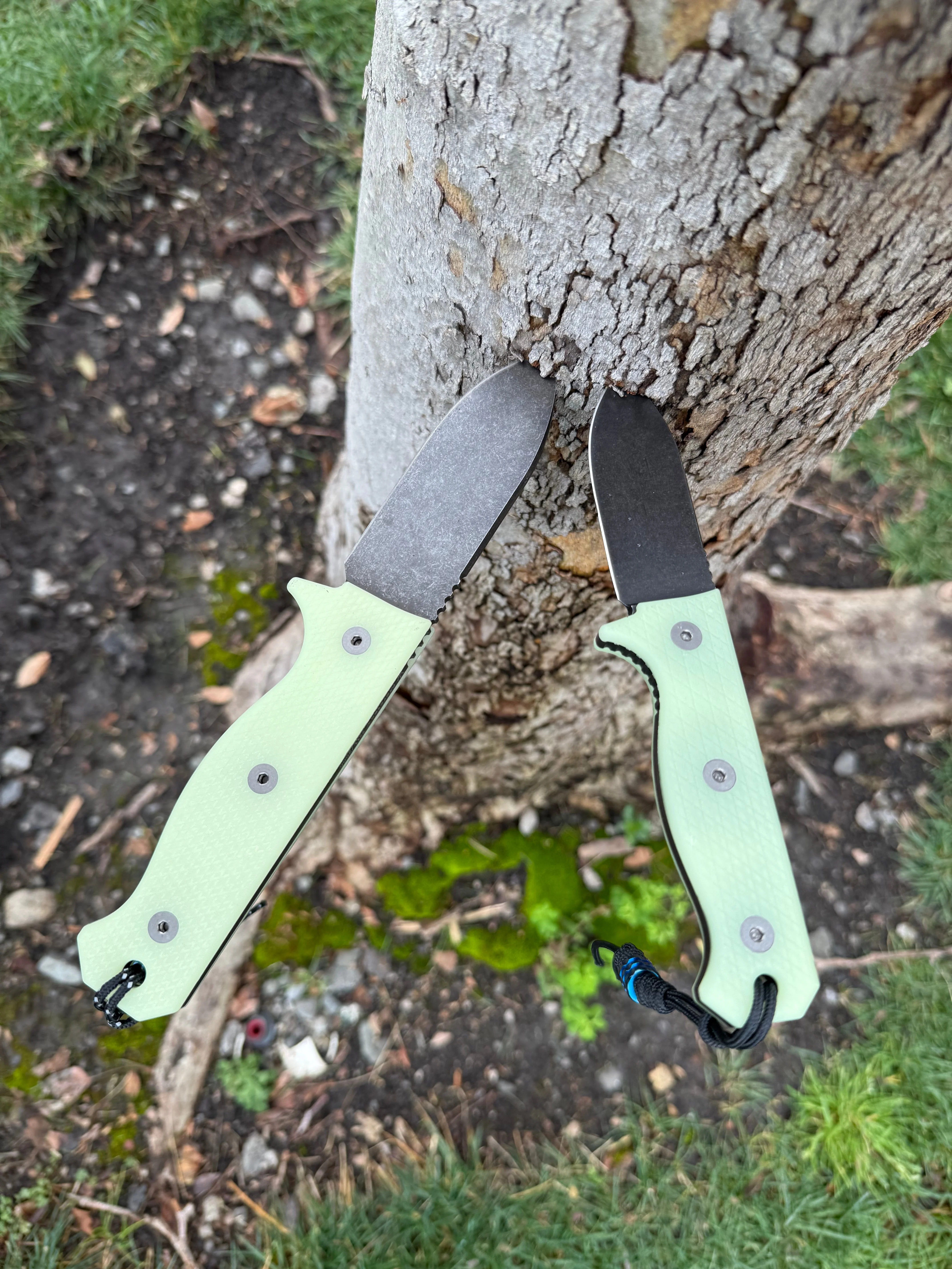 Compact R4A - Ready 4 Action Knife / D2 Fixed Blade ( UGM GLOW Scales ) 🔥 New 🔥 - Image 9