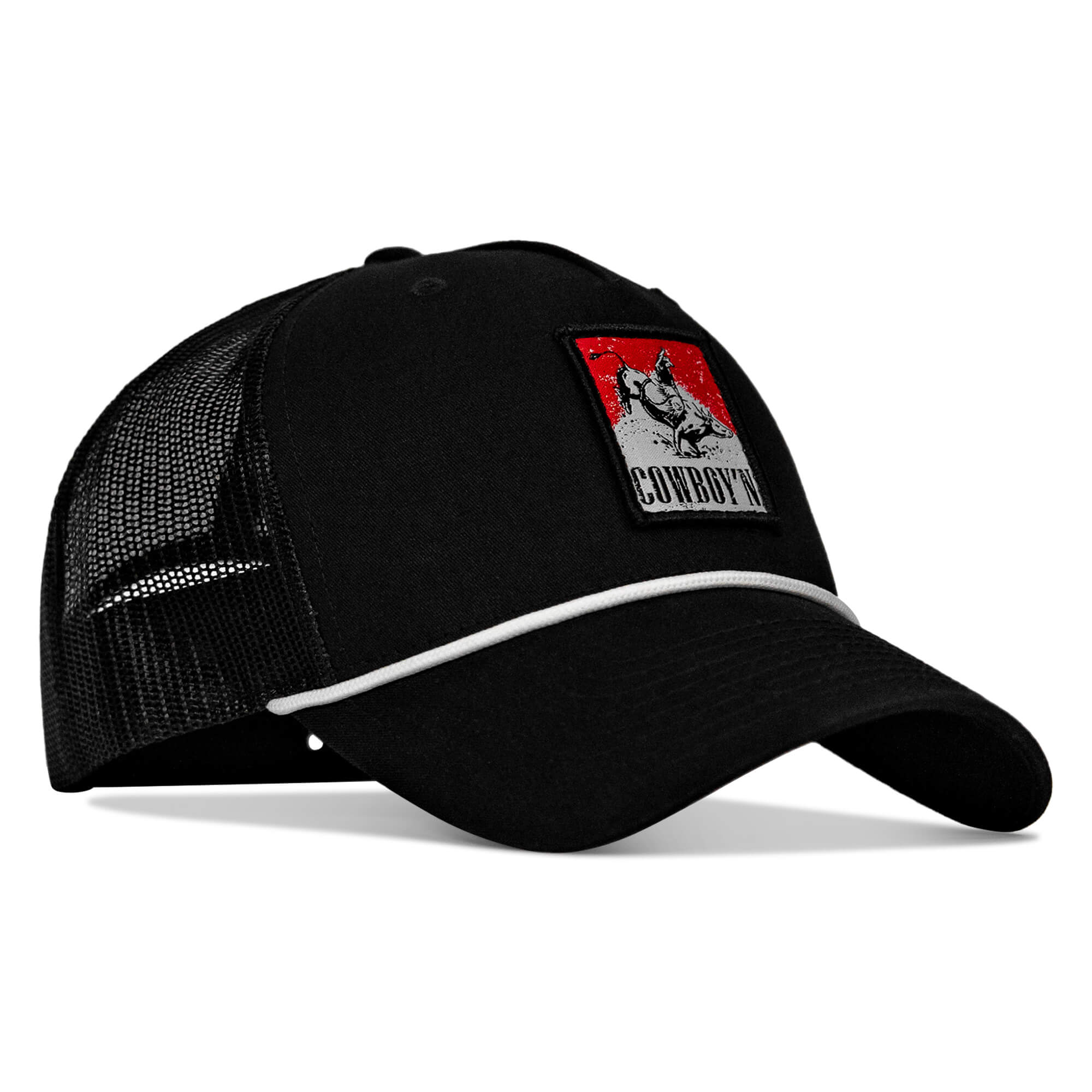 Cowboy'n Knuck If You Buck Patch Rope Snapback Hat - Image 2