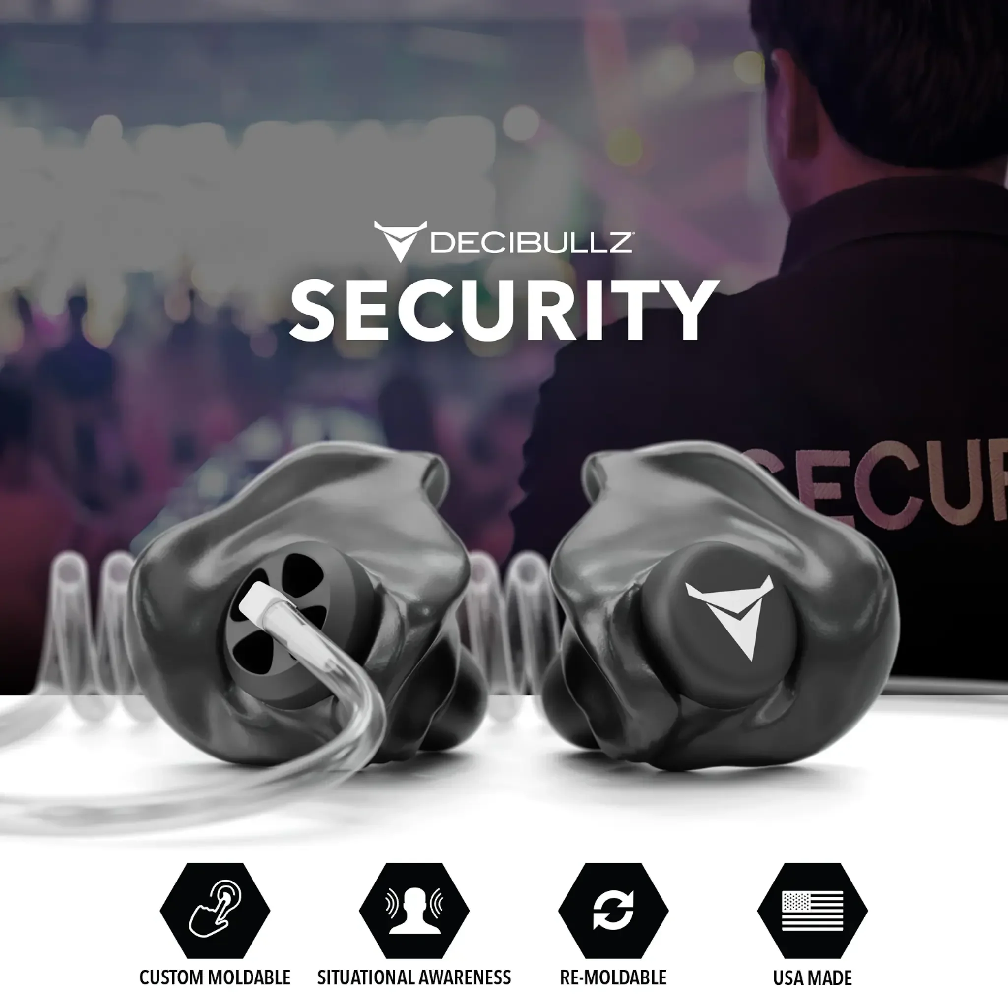 Custom Moldable Awareness Earpiece for Clear Tube, Radio, Surveillance, and Communication Headsets - Image 5