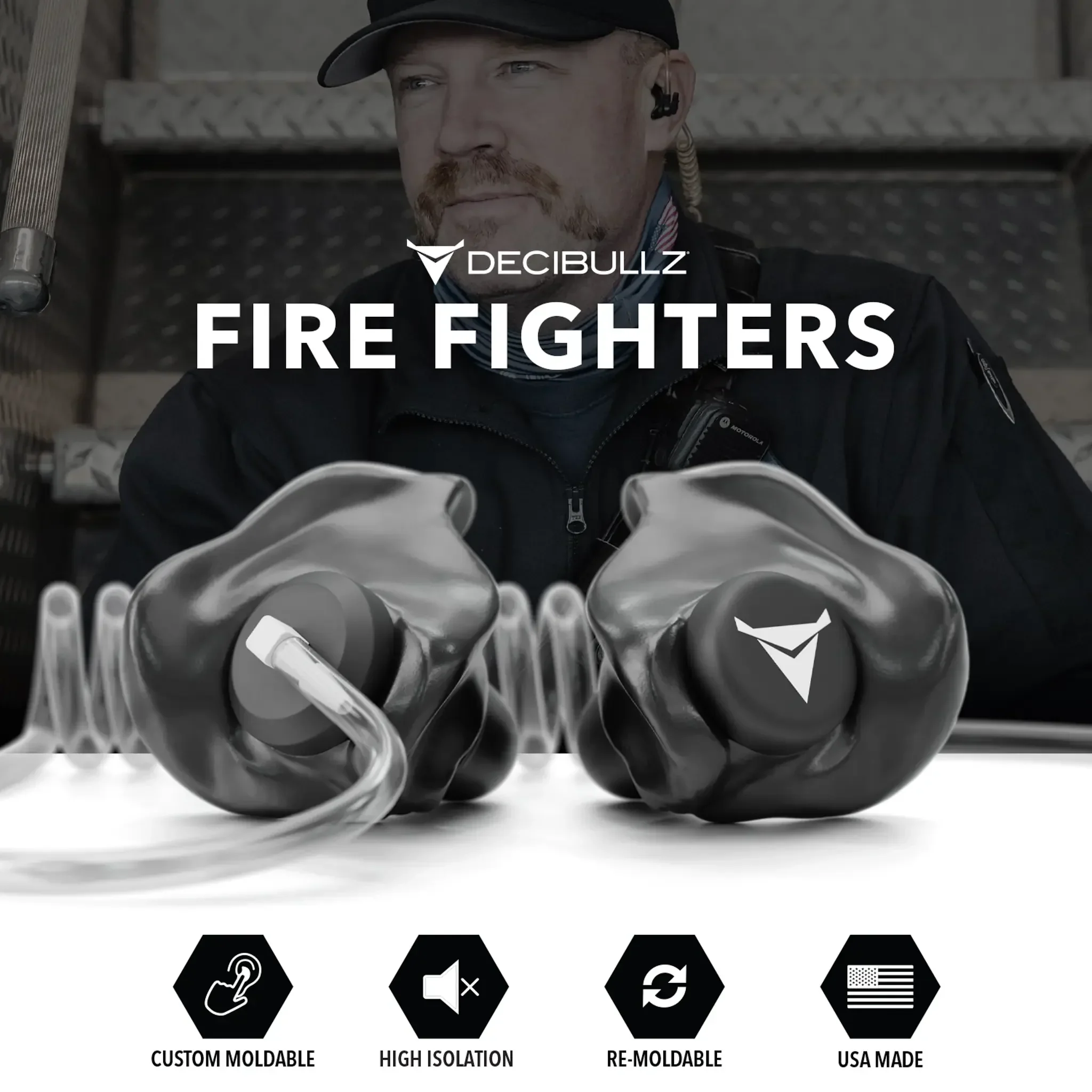 Custom Moldable Isolation Earpiece for Clear Tube, Radio, Surveillance, and Communication Headsets - Image 6