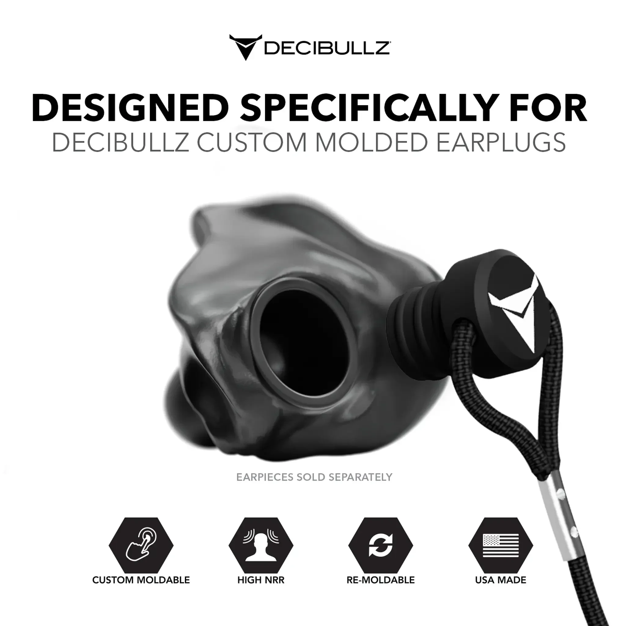 Custom Molded Earplug Lanyard - Image 2