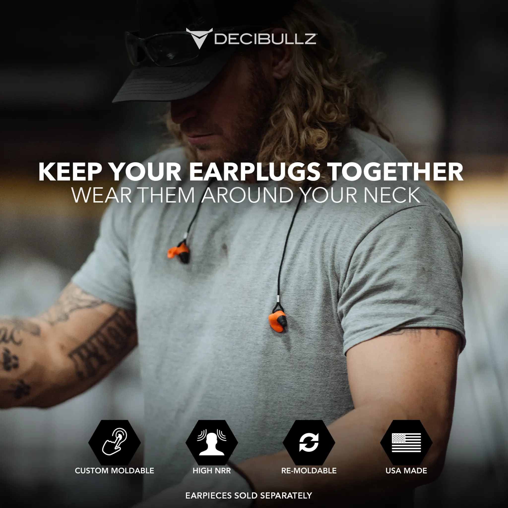 Custom Molded Earplug Lanyard - Image 3
