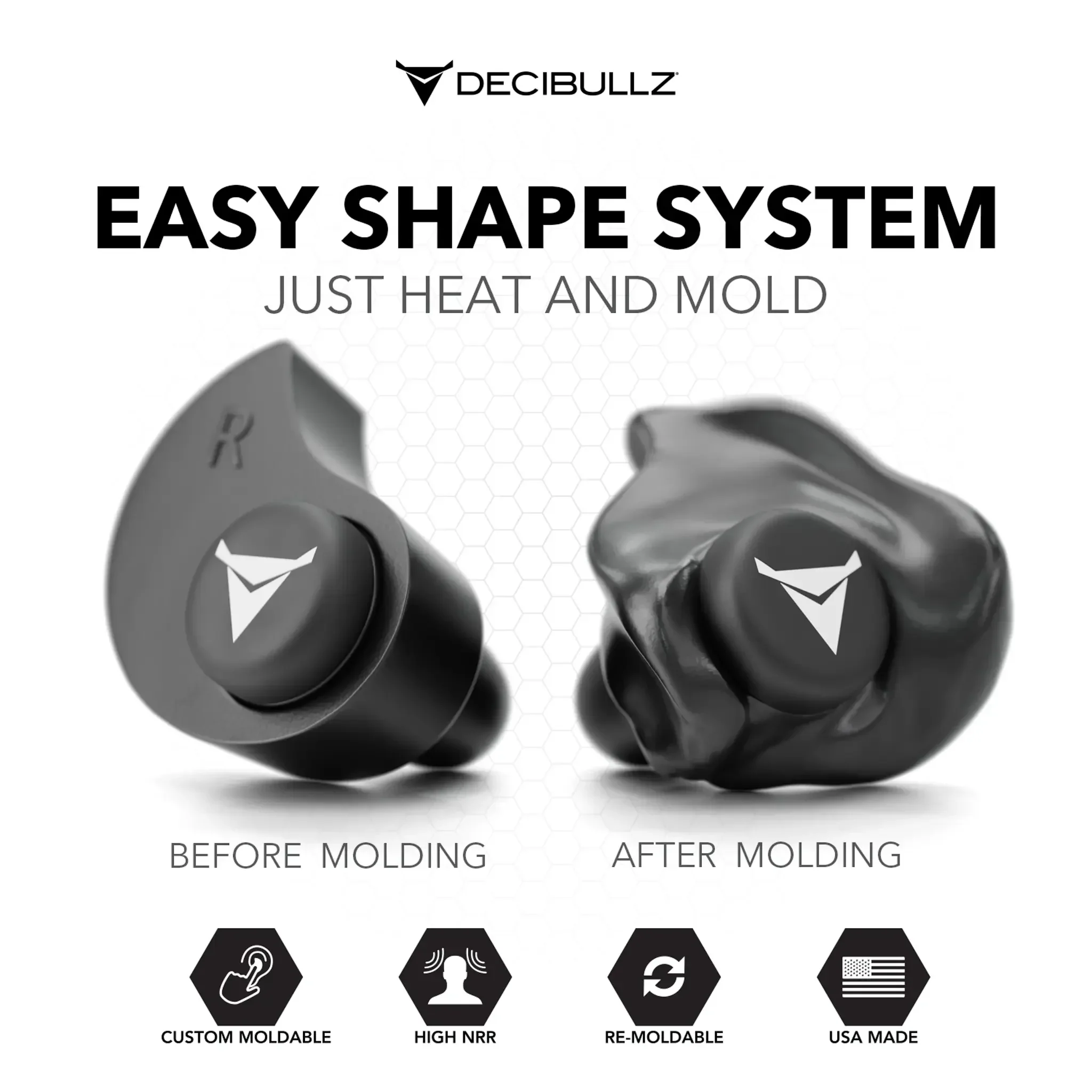 Custom Molded Earplugs 31dB NRR - Image 3