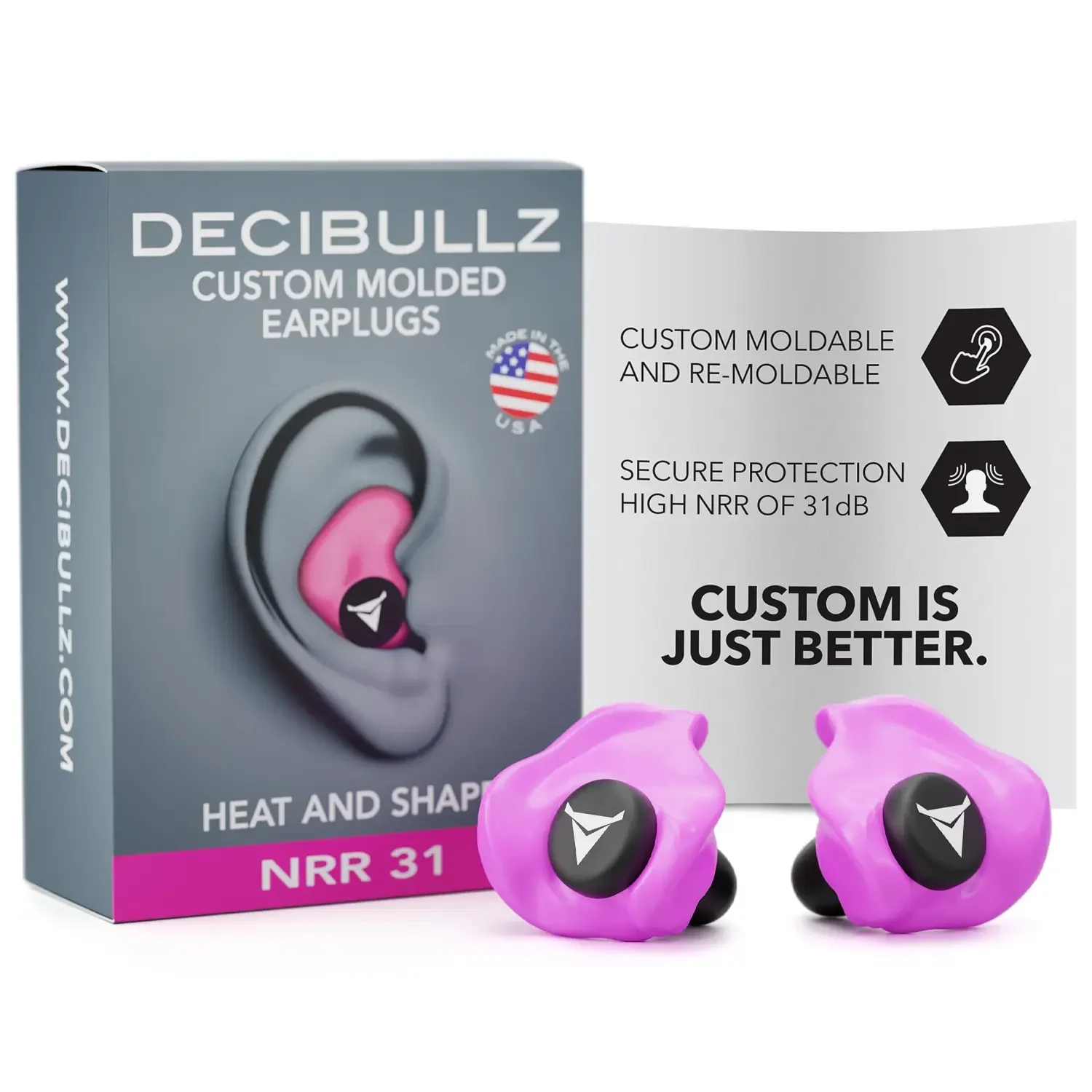 Custom Molded Earplugs 31dB NRR - Image 33