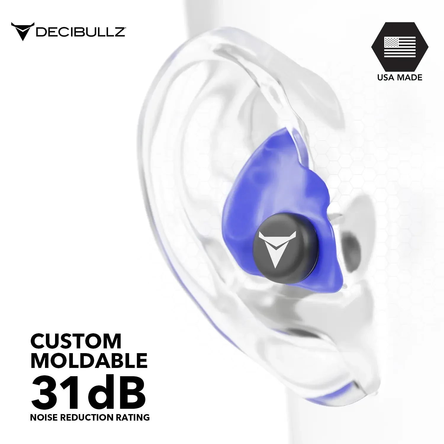 Custom Molded Earplugs 31dB NRR Pro-Pack with Case and Lanyard - Image 18