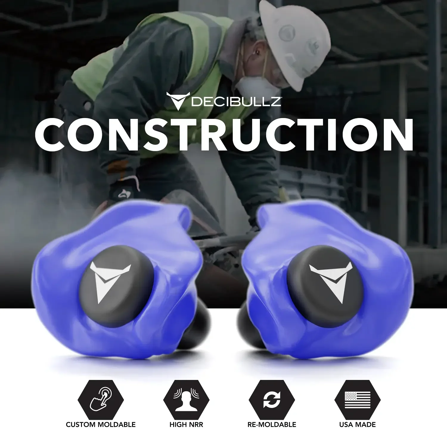 Custom Molded Earplugs 31dB NRR Pro-Pack with Case and Lanyard - Image 22