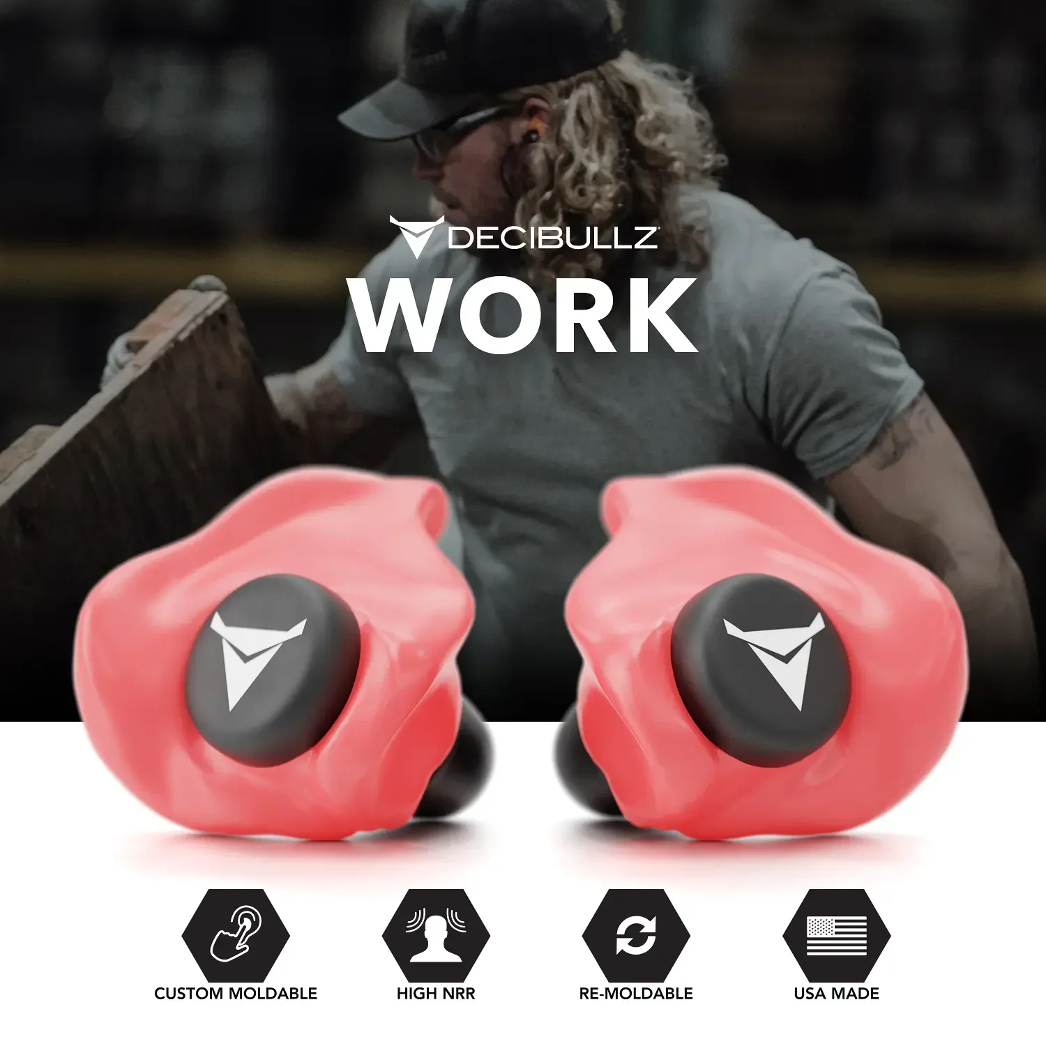 Custom Molded Earplugs 31dB NRR Pro-Pack with Case and Lanyard - Image 45