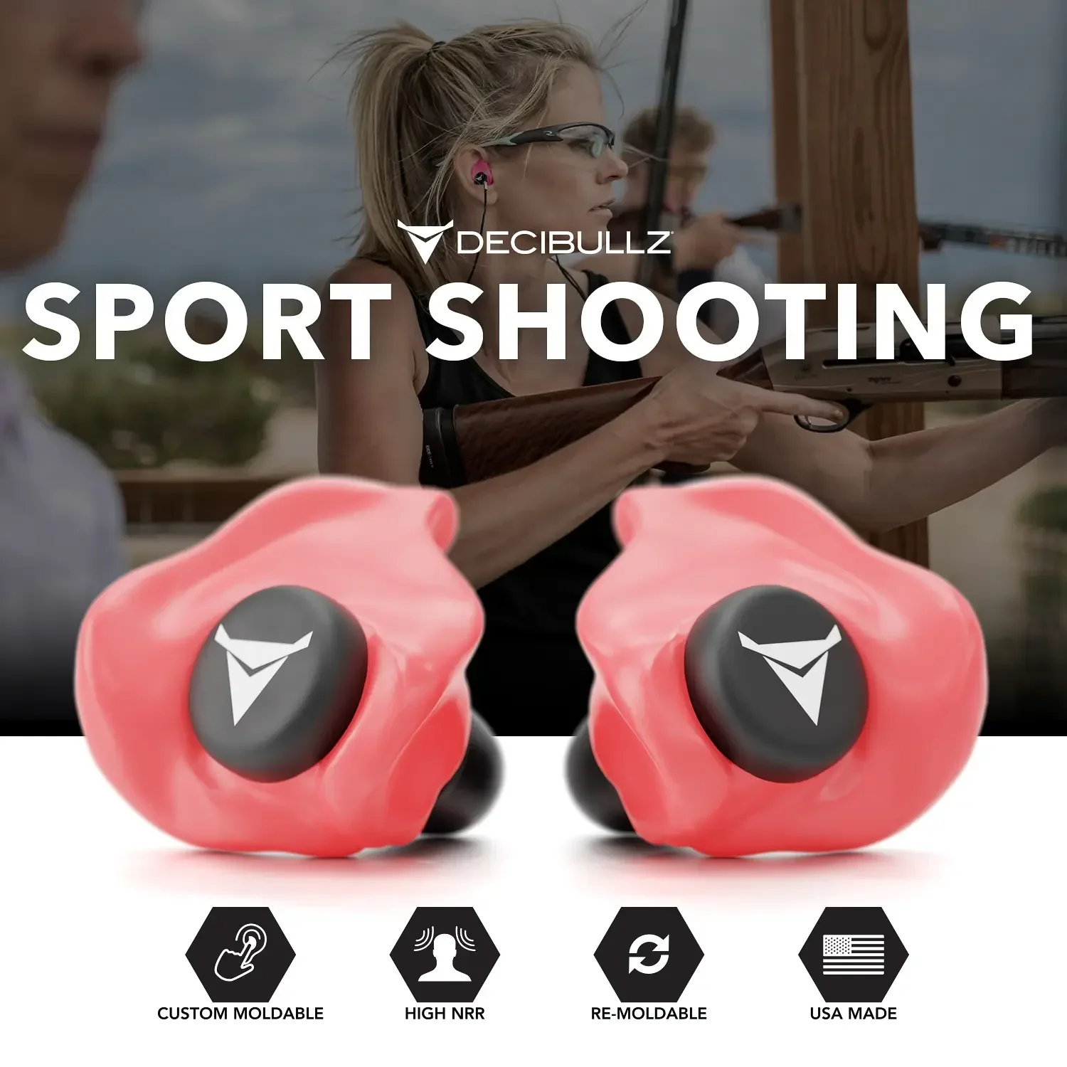 Custom Molded Earplugs 31dB NRR Pro-Pack with Case and Lanyard - Image 47