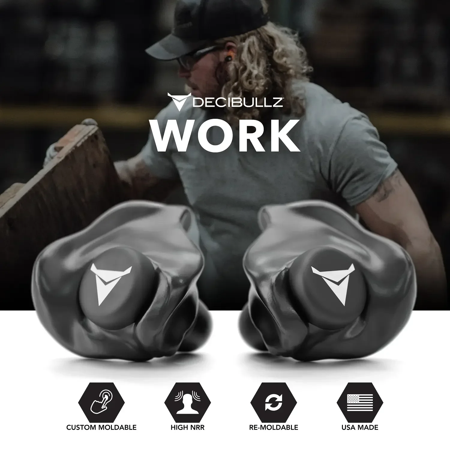 Custom Molded Earplugs 31dB NRR Pro-Pack with Case and Lanyard - Image 5