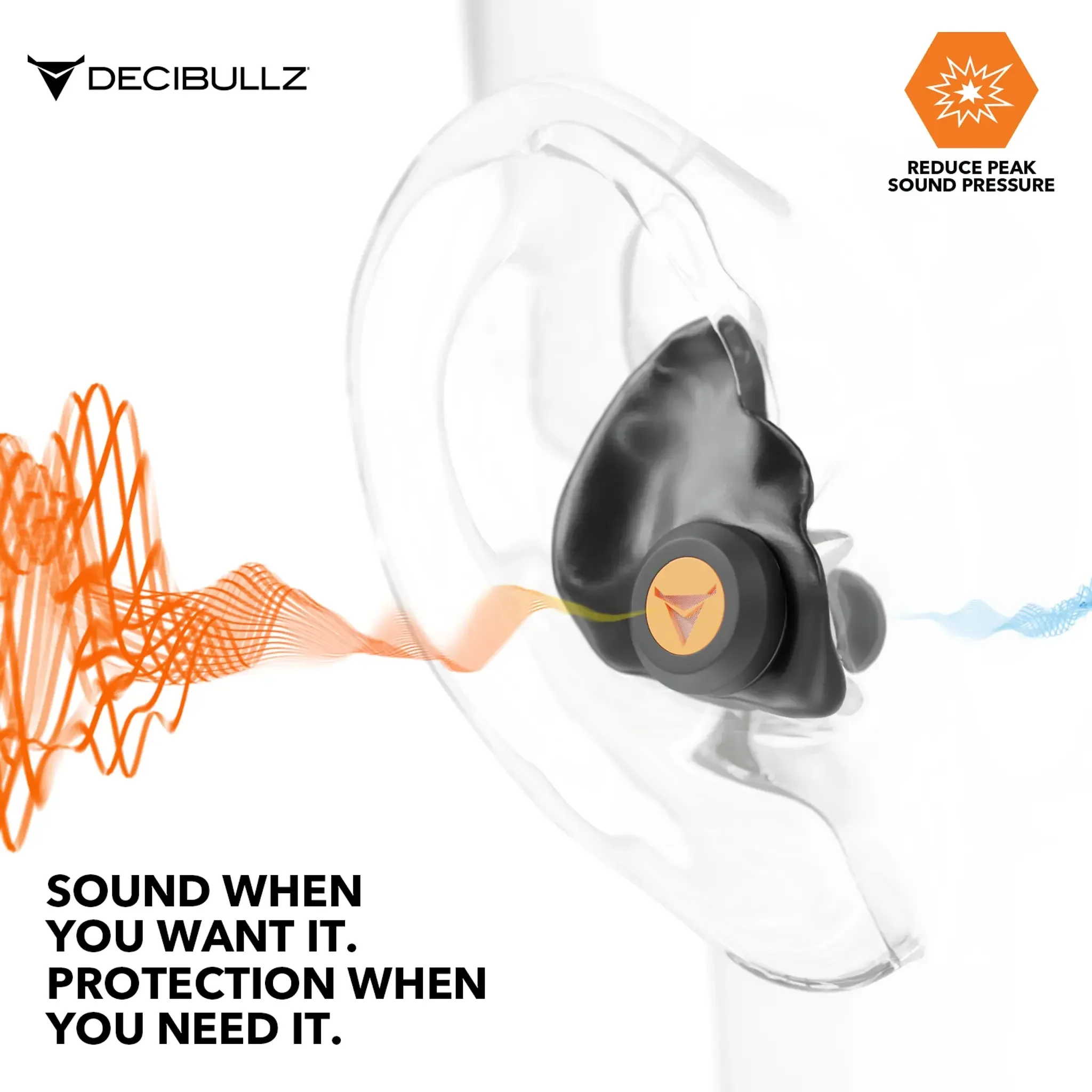 Custom Molded Percussive Shooting Filter Earplugs - Image 5