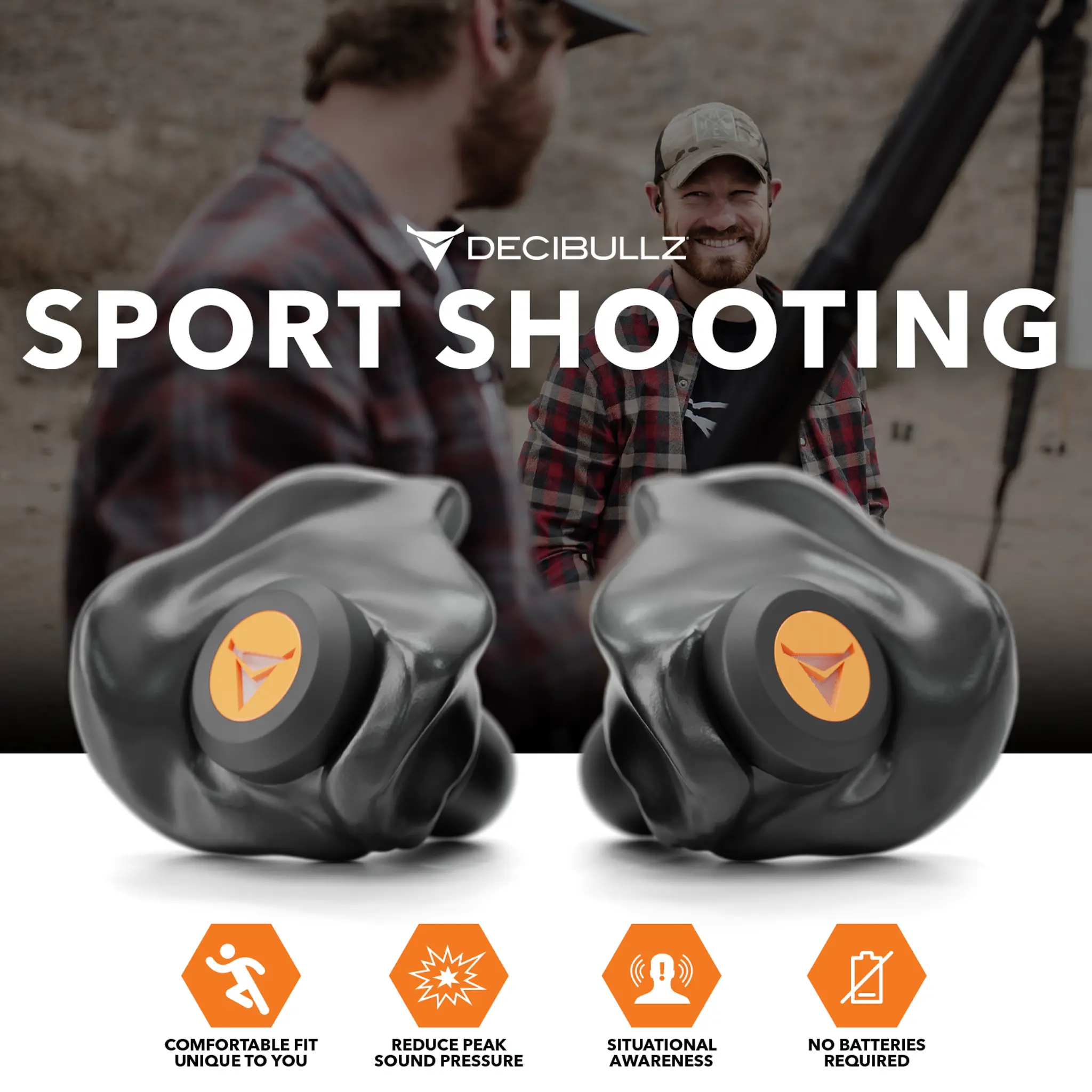 Custom Molded Percussive Shooting Filter Earplugs - Image 7