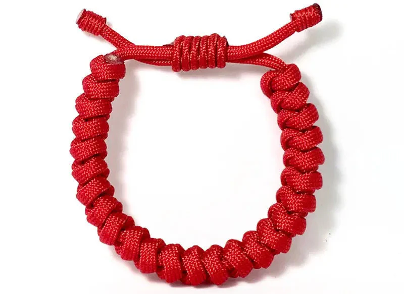 Engineered Lucky Red Rope Bracelet - Image 2
