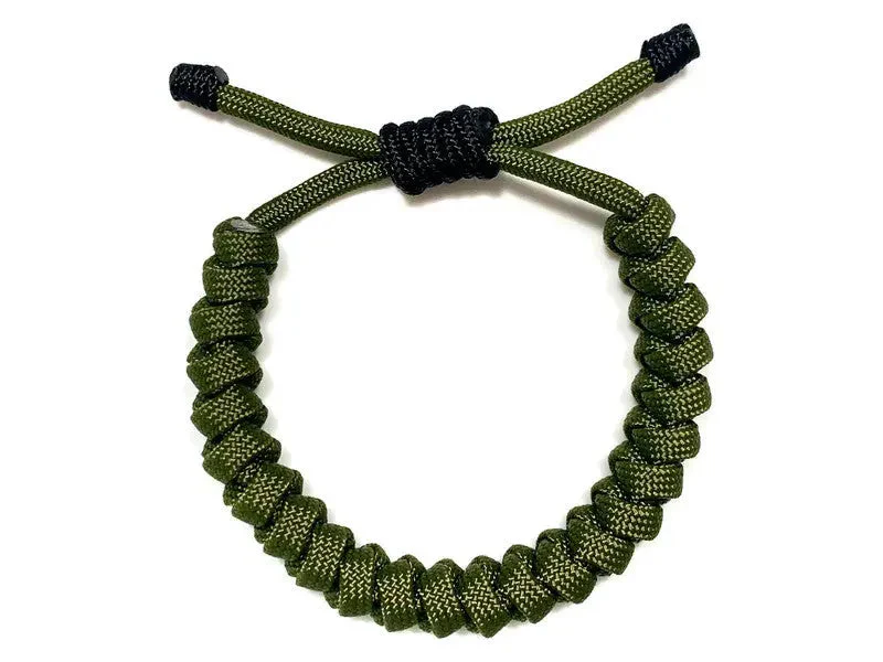 Engineered Warrior Rope Bracelet in Olive - Image 2