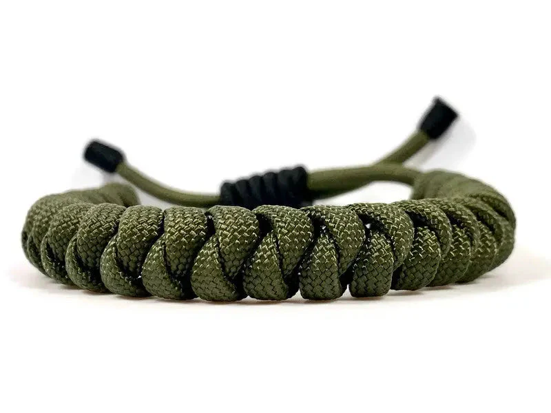 Engineered Warrior Rope Bracelet in Olive - Image 3