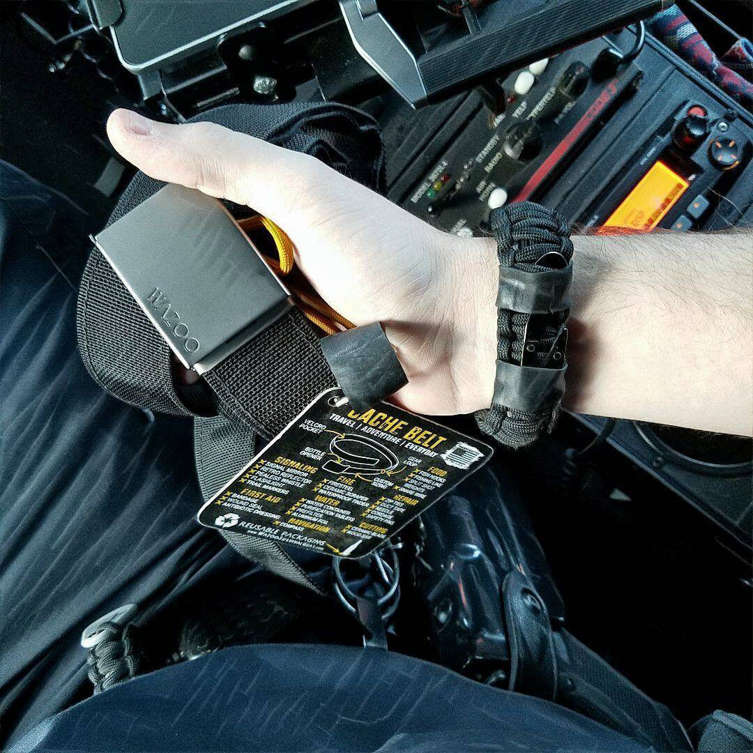First Responder Strap - Police LEO backup duty gear w/ light, cuff key, seatbelt cutter, compass. - Image 16
