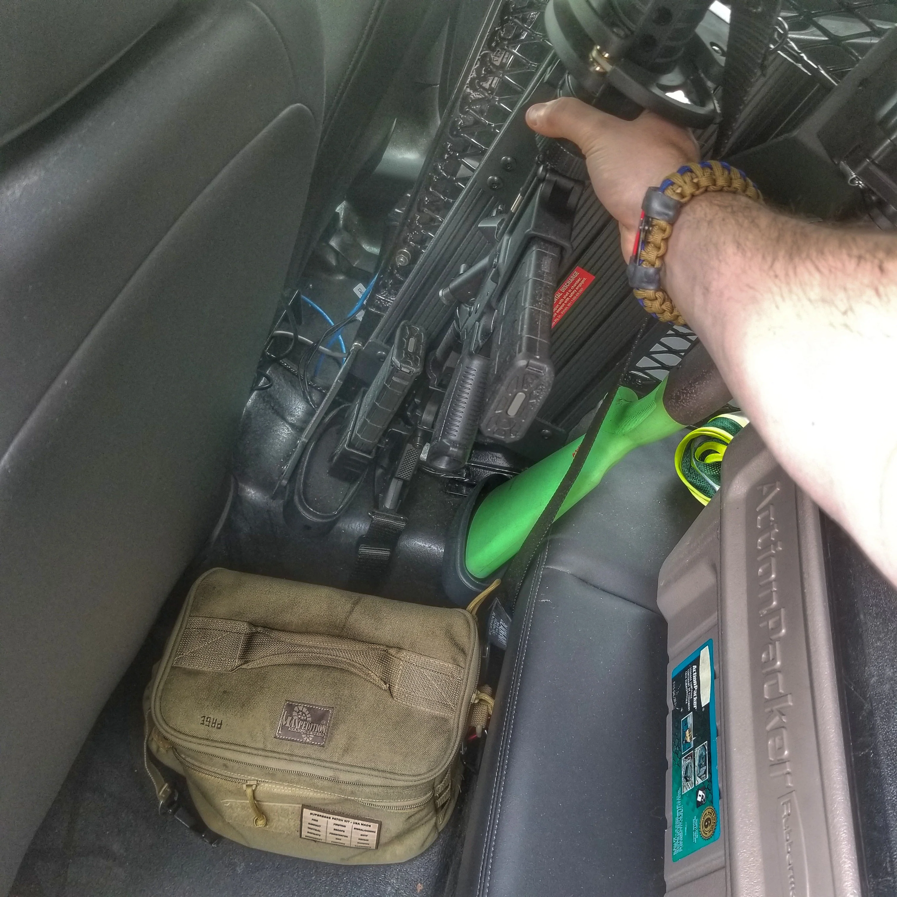 First Responder Strap - Police LEO backup duty gear w/ light, cuff key, seatbelt cutter, compass. - Image 33