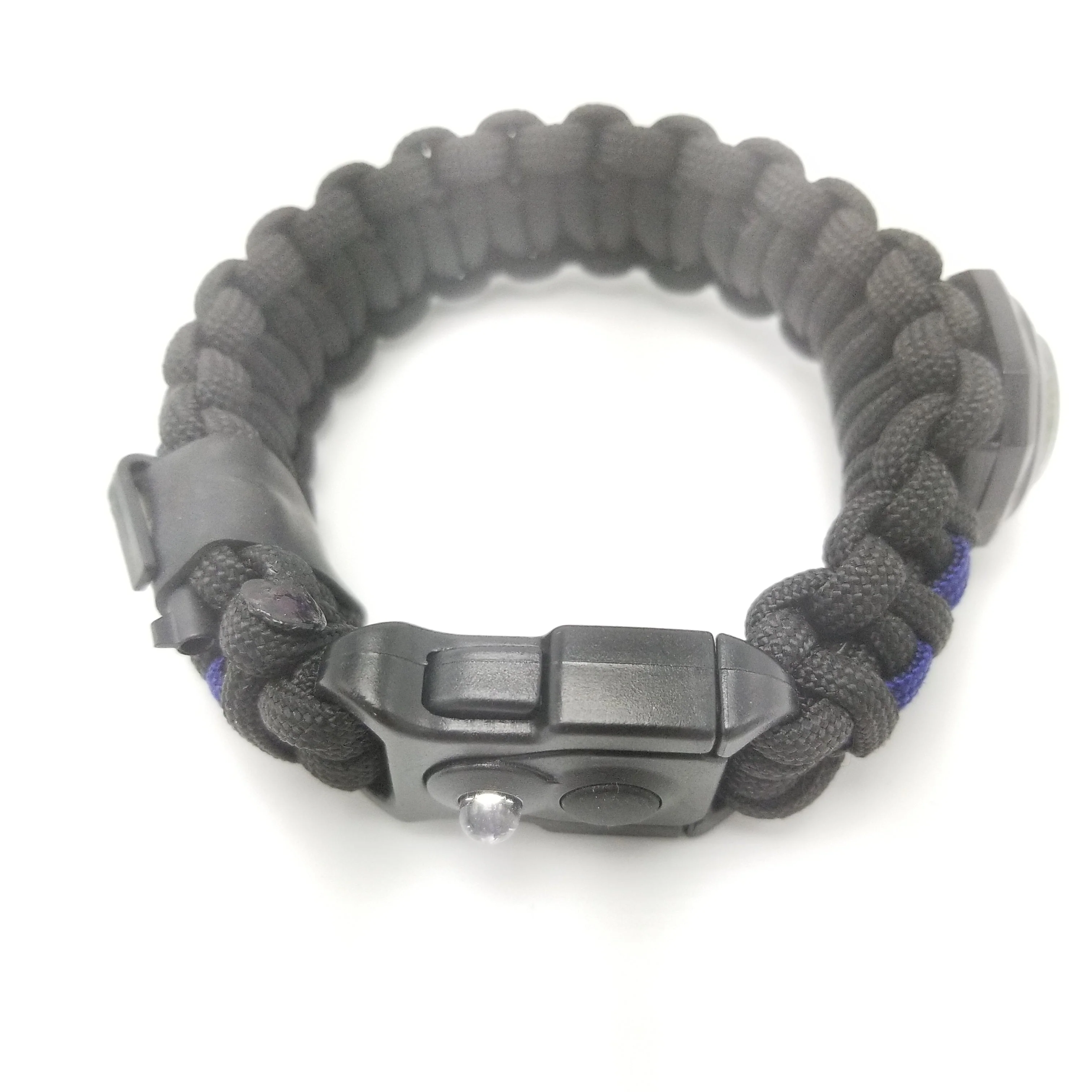 First Responder Strap - Police LEO backup duty gear w/ light, cuff key, seatbelt cutter, compass. - Image 38