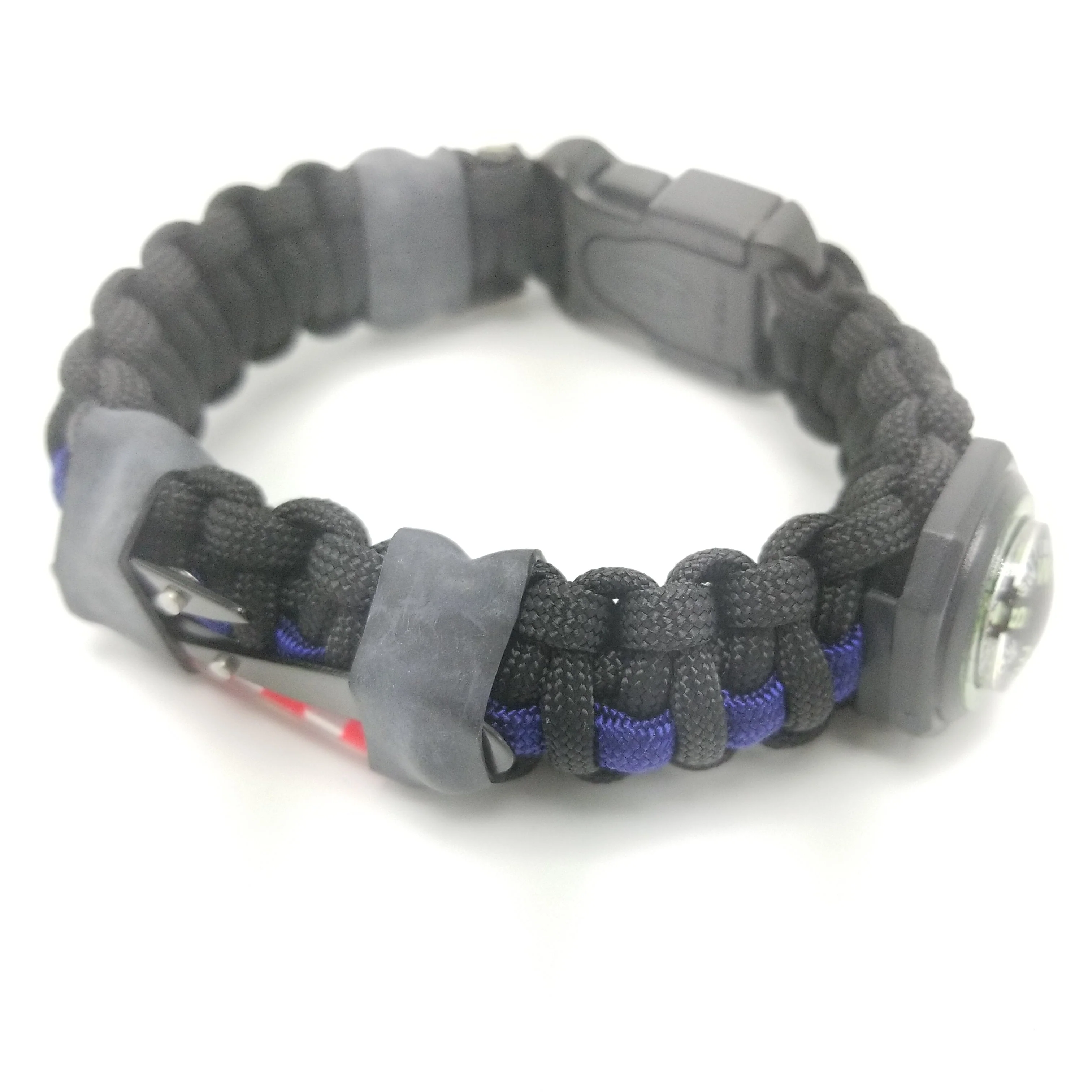 First Responder Strap - Police LEO backup duty gear w/ light, cuff key, seatbelt cutter, compass. - Image 42