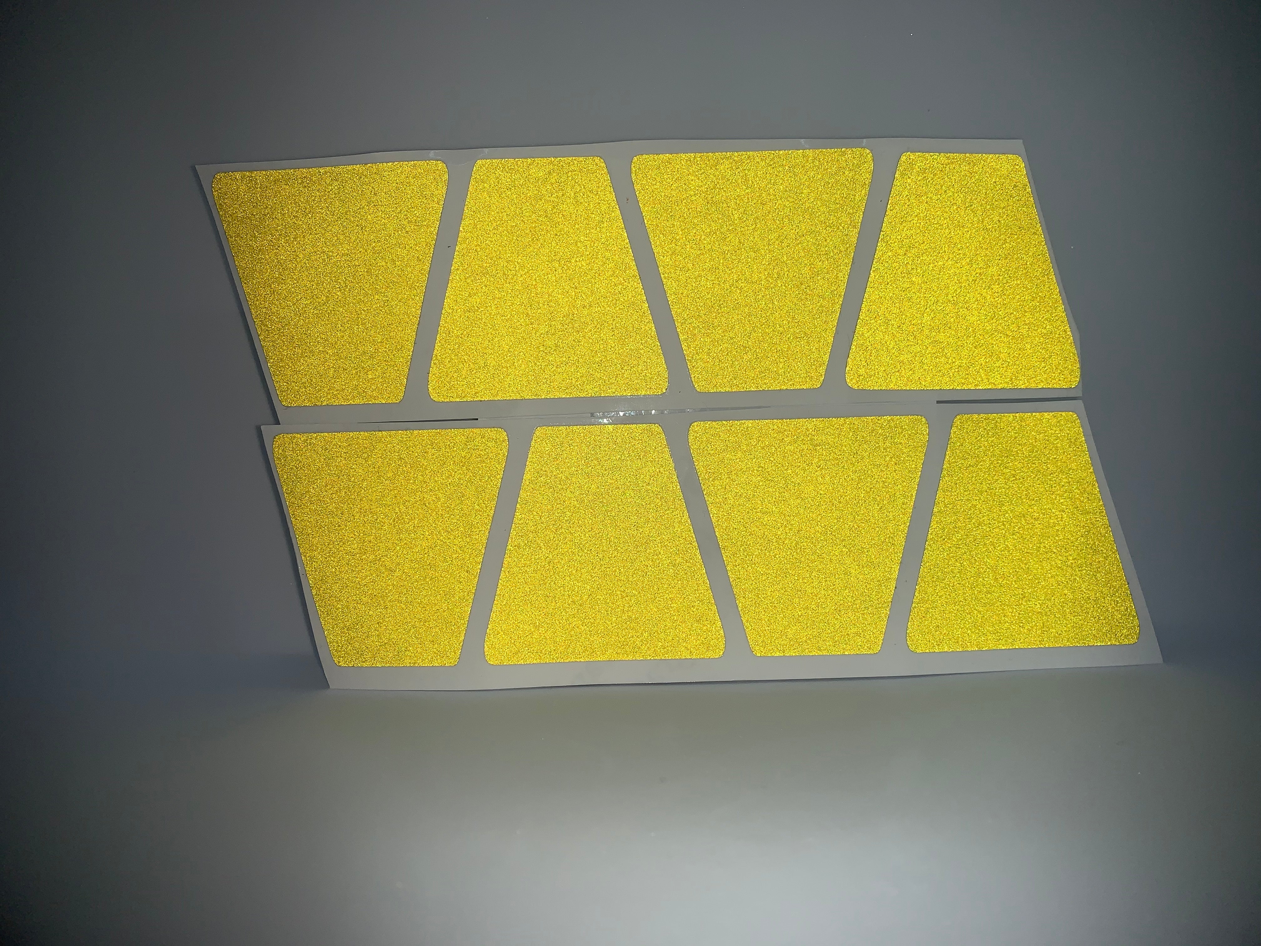 MATTE YELLOW REFLECTIVE HELMET (TET) TETRAHEDRON 8 PACK - Image 2