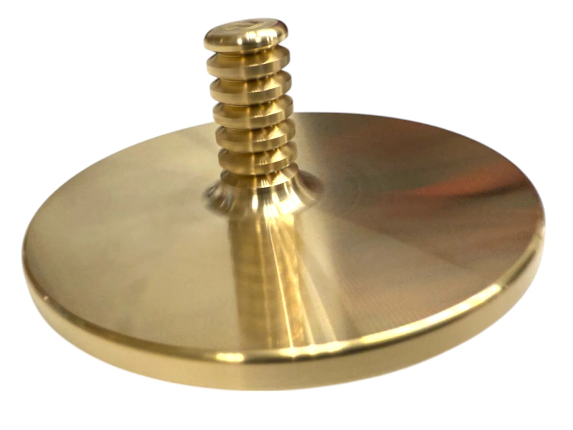 MEGA Tip Top - Tungsten / Brass - Spinning Top + Delrin Stand by Maratac® 🔥 New 🔥 - Image 2