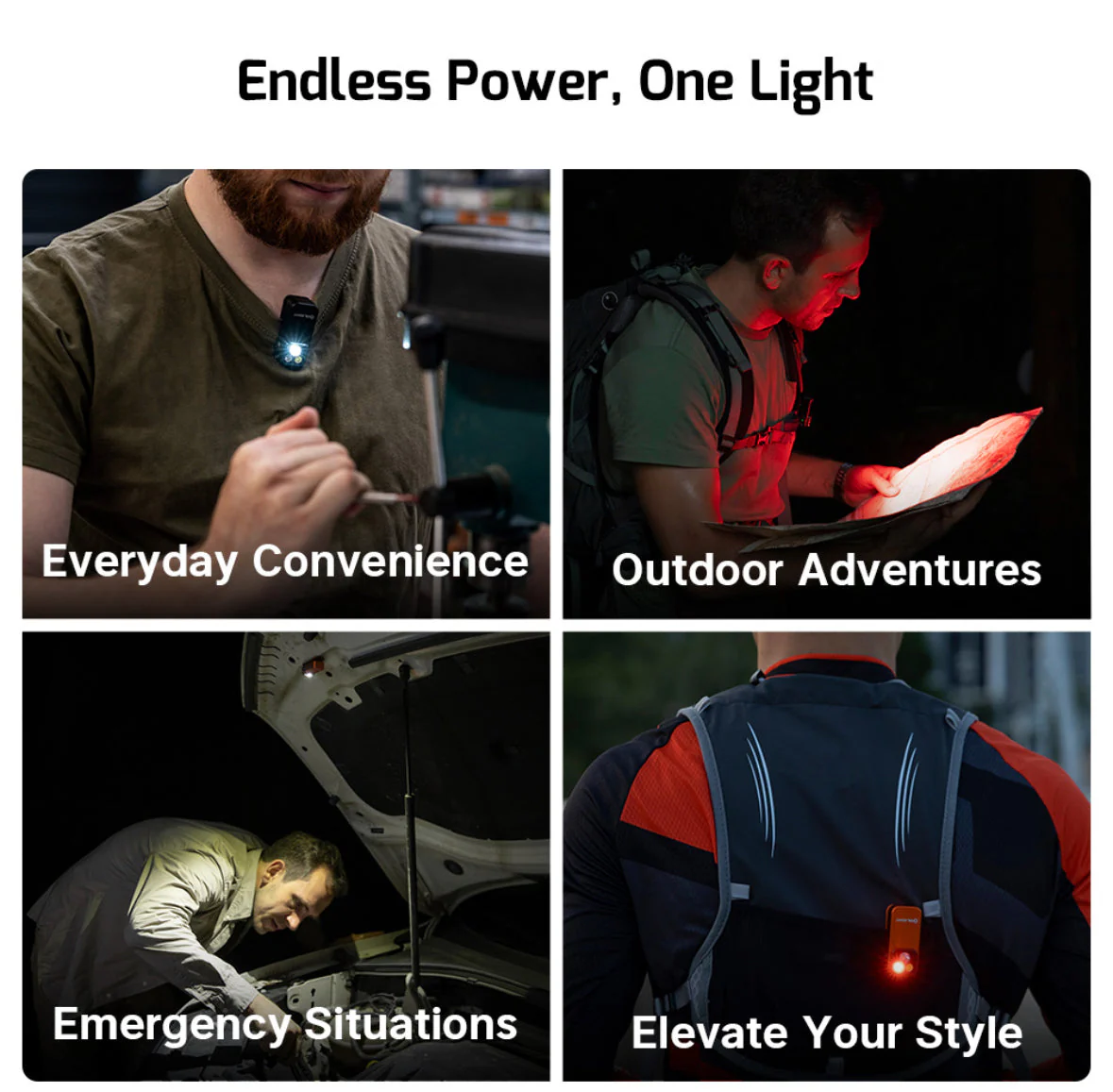 Olight Oclip Pro – Clip Light with Flood, Spot, and Red Modes – Available in 4 Colors - Image 14