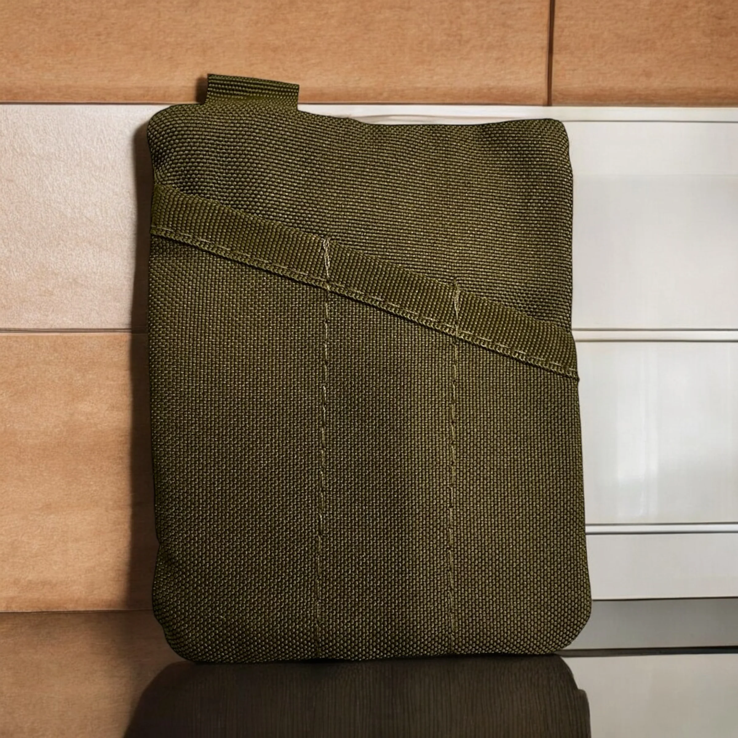 Olive Drab Tact-Pouch with OS PVC Patch - Image 2