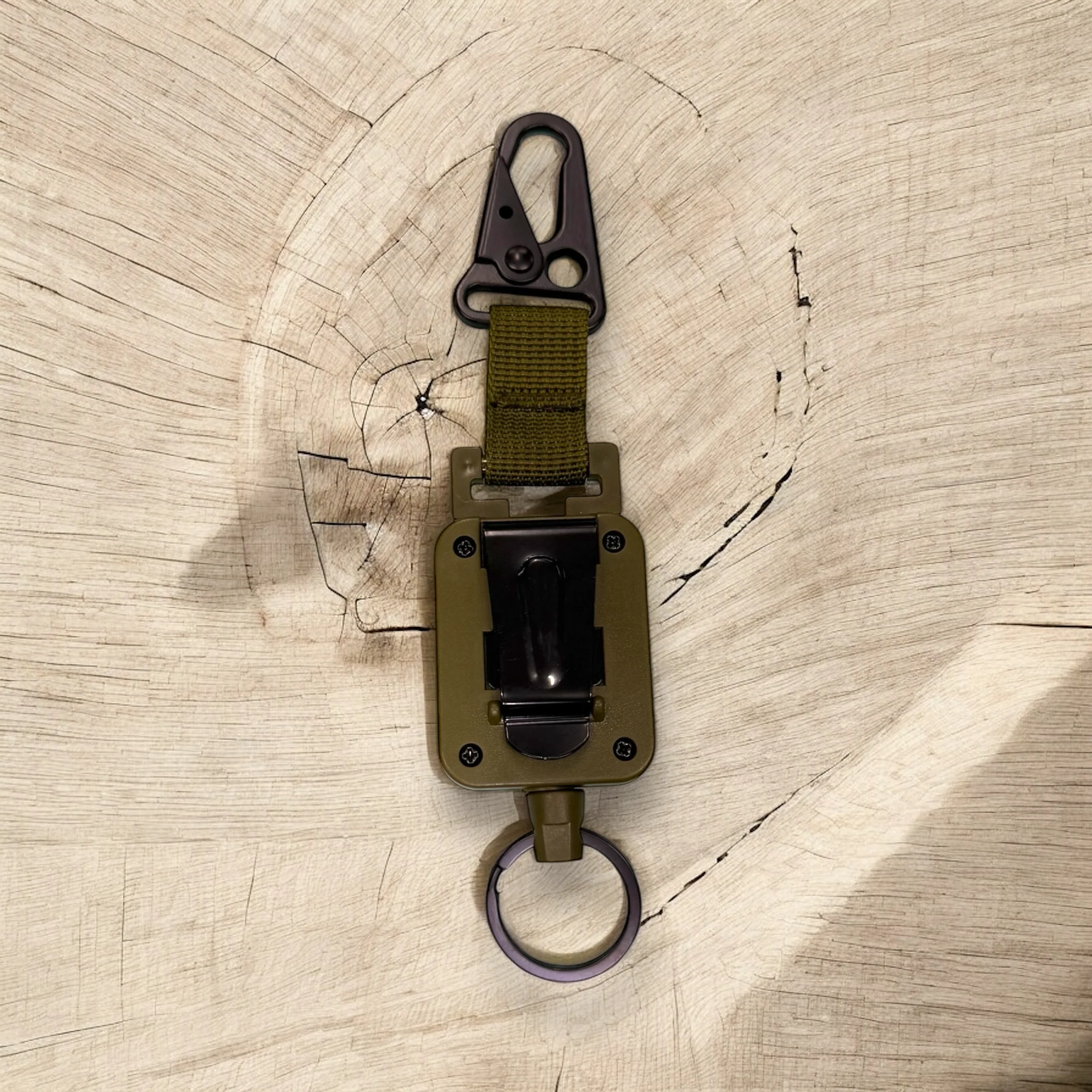 ONE SHEAR®️ tactical retention leash with belt clip and steel braided line - Image 4