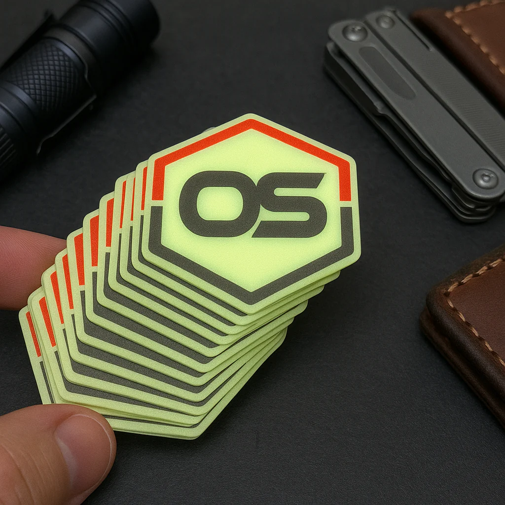 ONE SHEAR® Limited Edition Ghost Glow Sticker 2.5" - Image 2