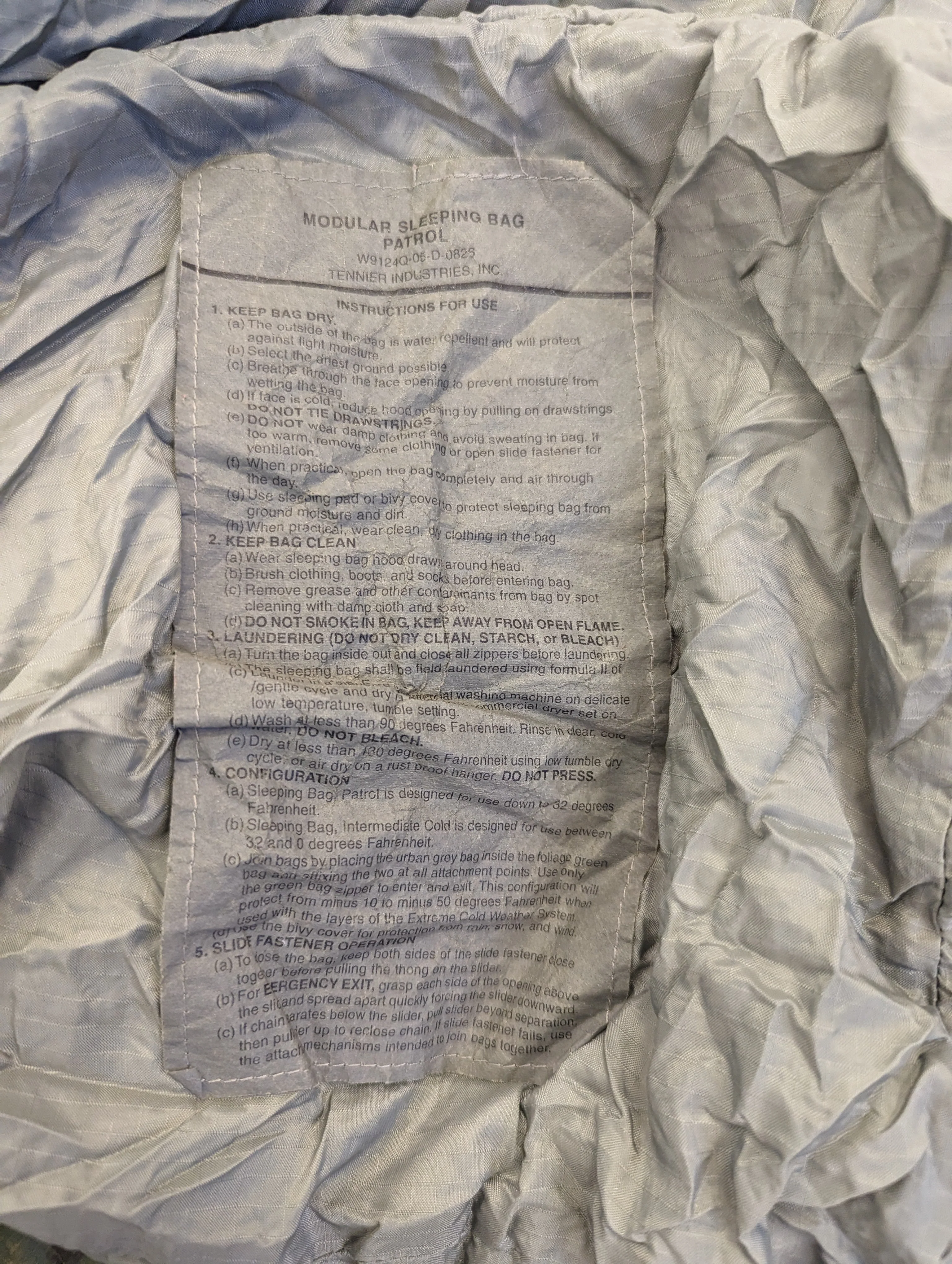 Patrol Sleeping Bag - Foliage - Image 4