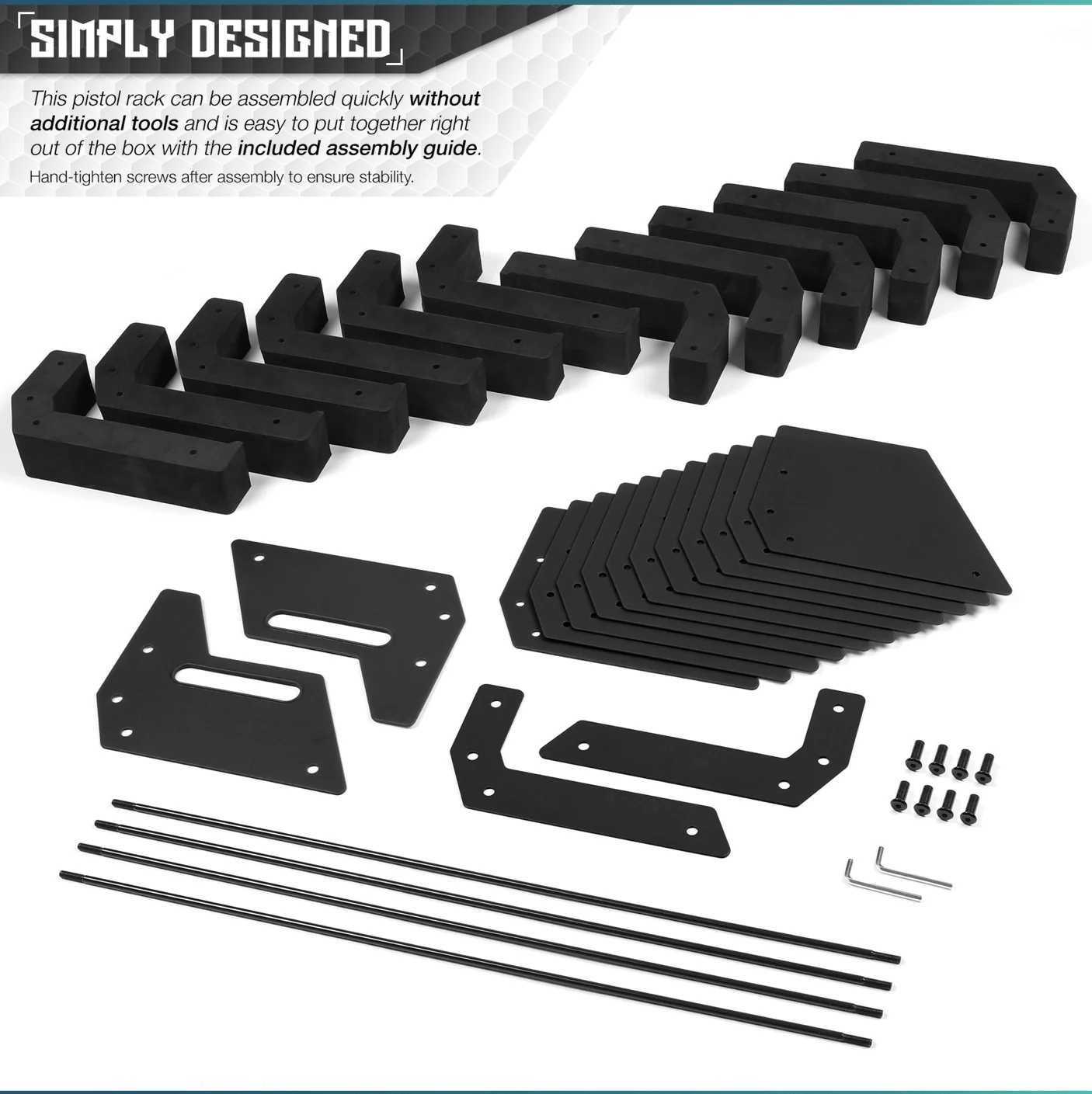 Pistol Rack (4 Sizes) - Image 9
