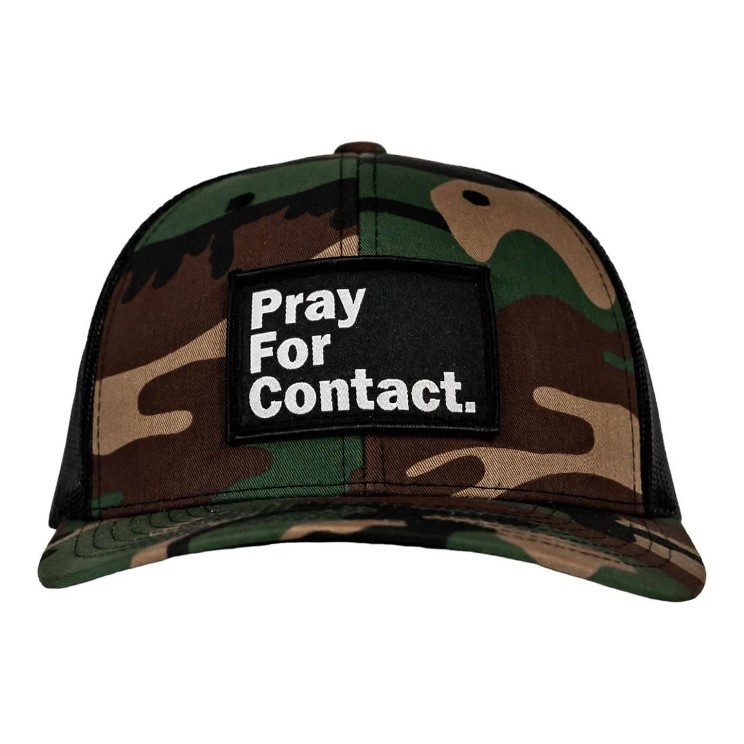 PRAY FOR CONTACT Patch Snapback HAT - Image 4