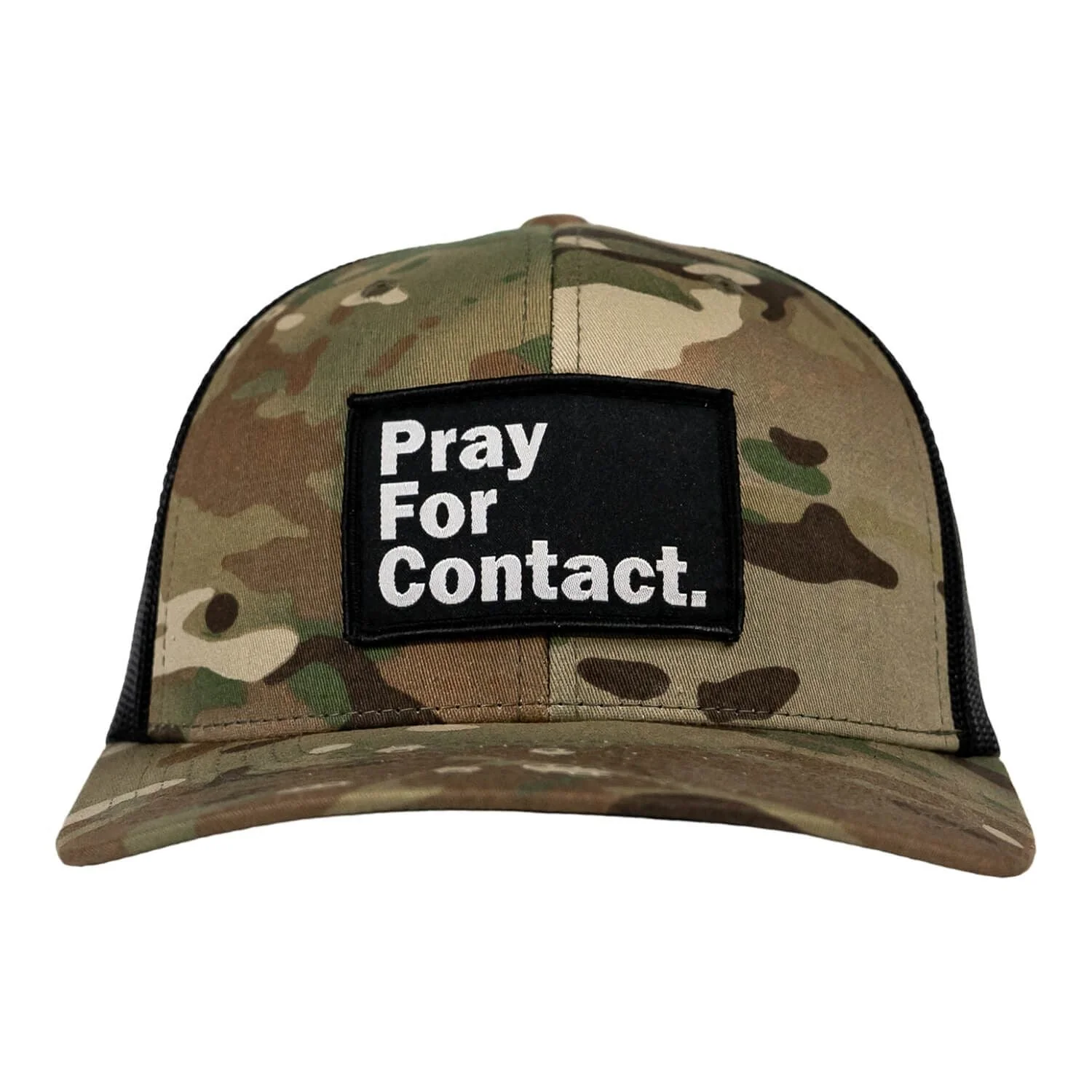 PRAY FOR CONTACT Patch Snapback HAT - Image 5