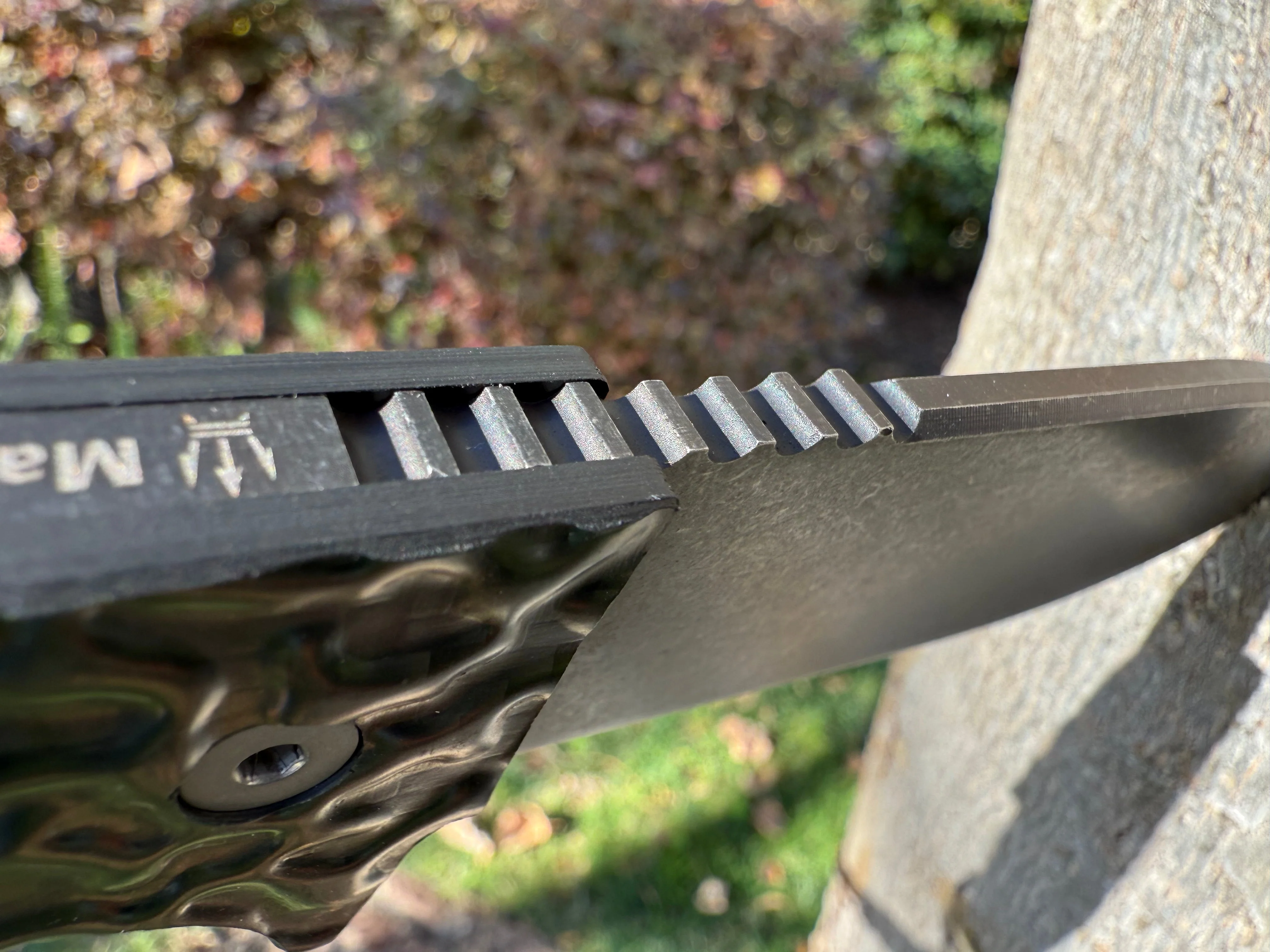 R4A - Ready 4 Action Knife / D2 Fixed Blade ( Contour-Tex Carbon Fiber Scales ) - Image 4